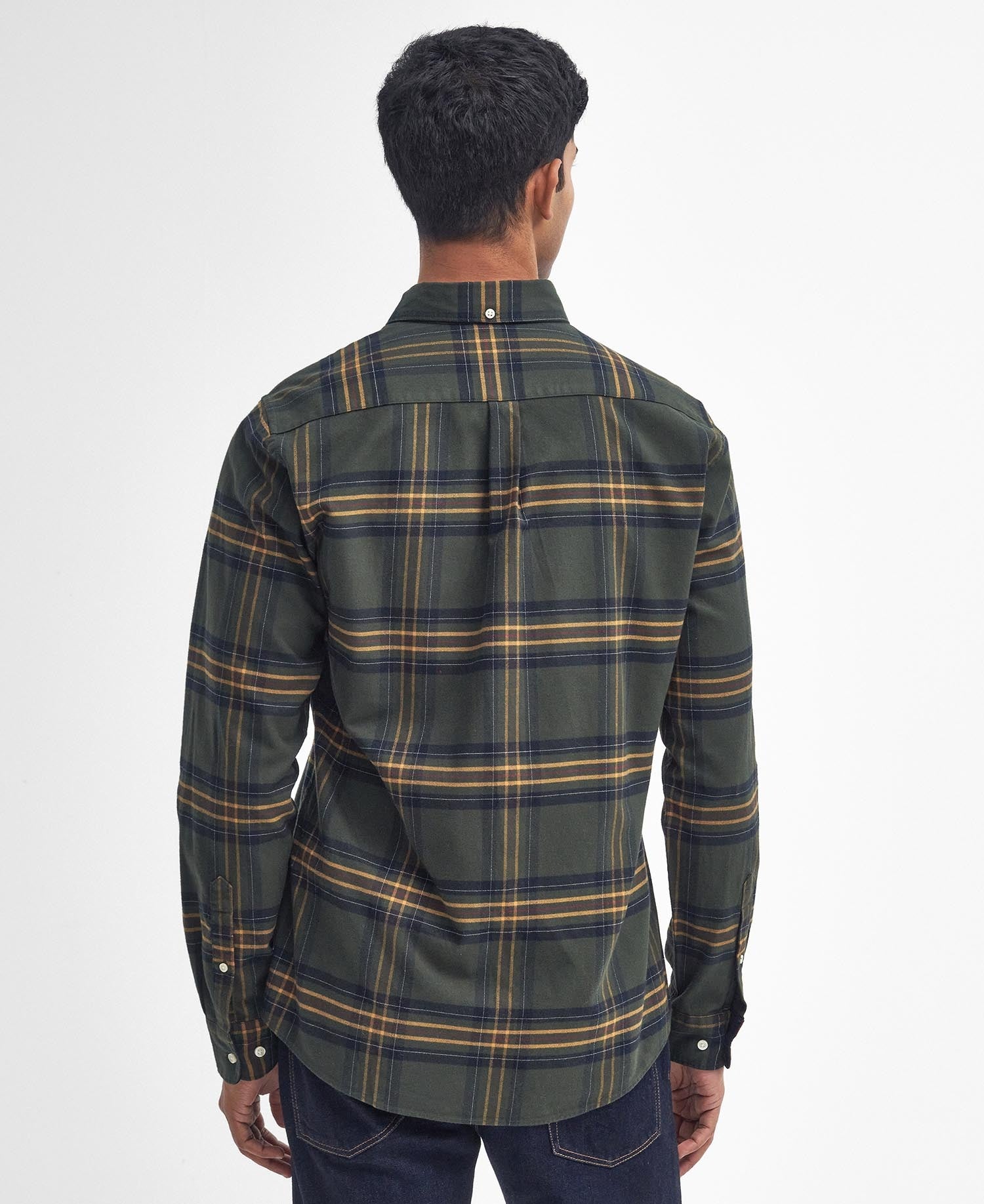 Portdown Tailored Long-Sleeved Shirt - Olive
