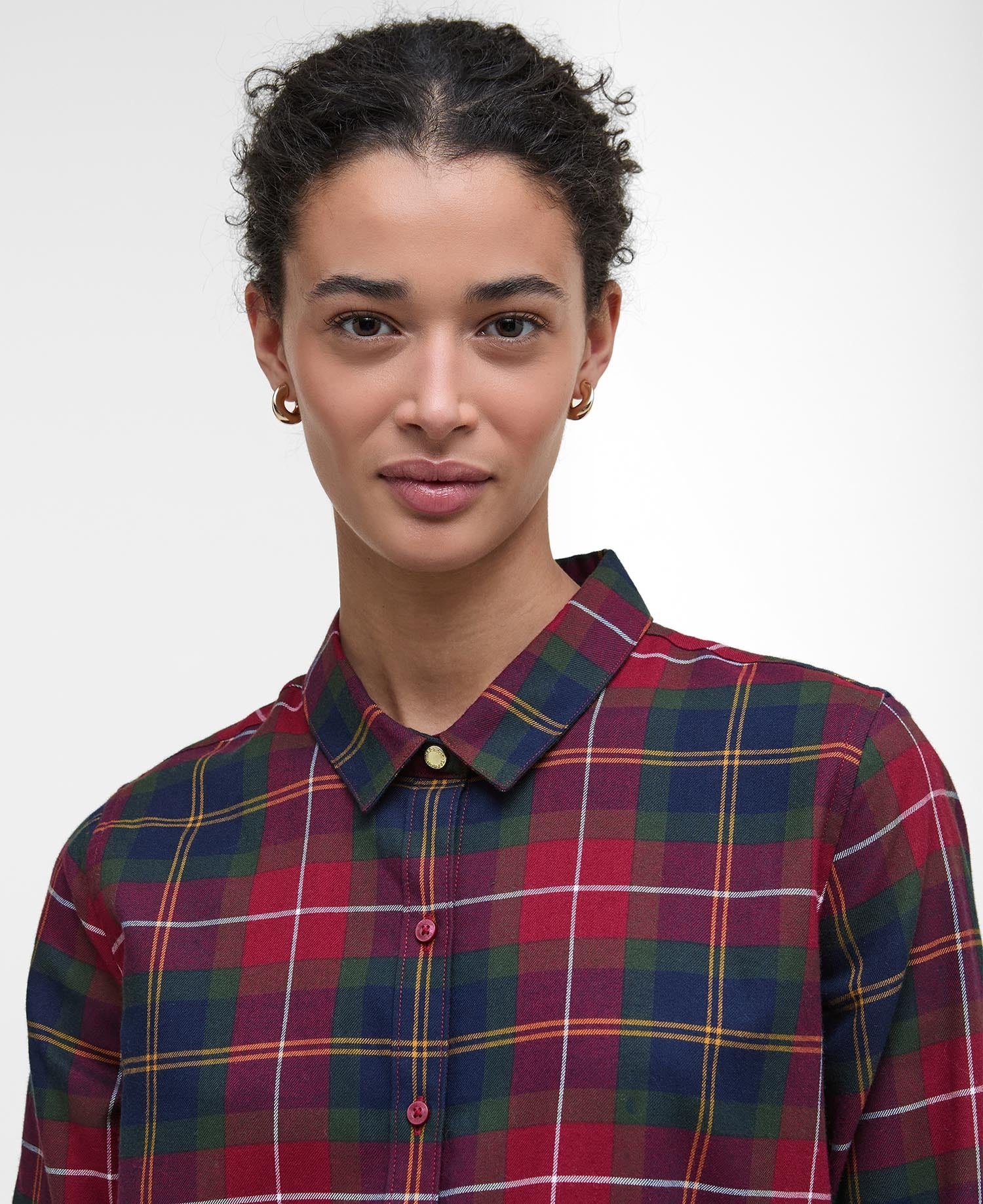 Glades Relaxed Tartan Shirt - Winterberry Tartan