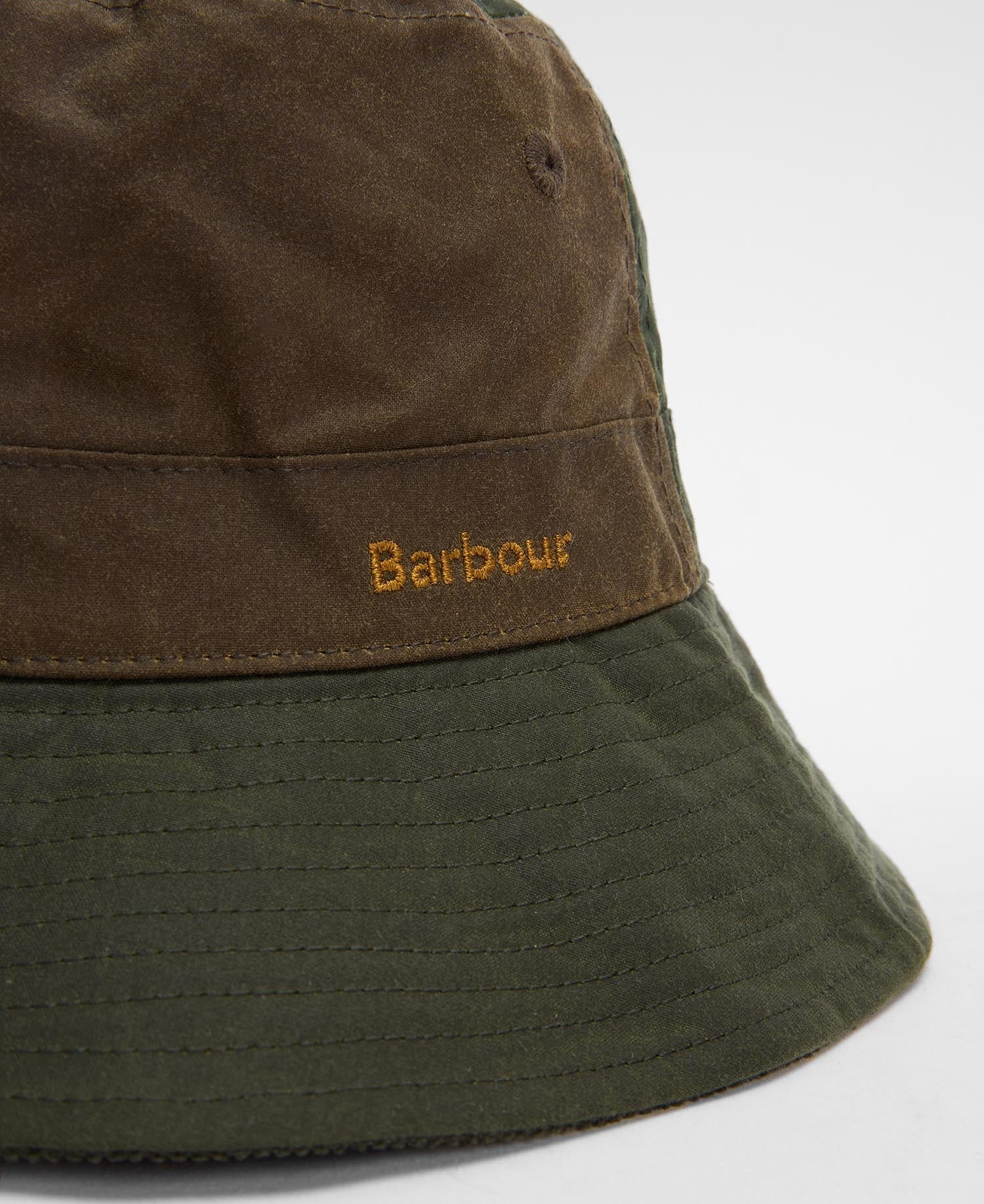 Brackley Waxed Bucket Hat - Fern/Beech