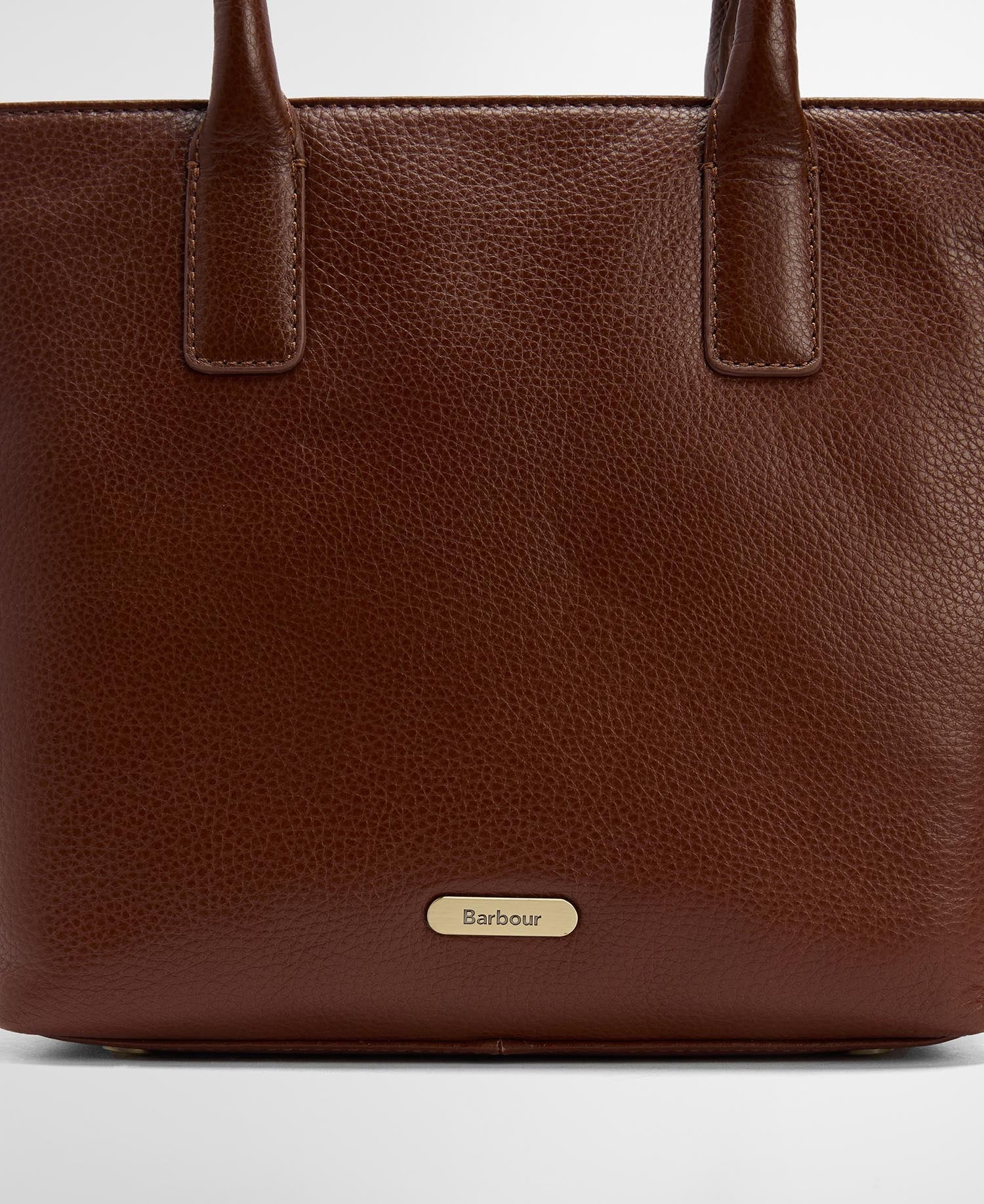 Birch Leather Tote Bag - Brown