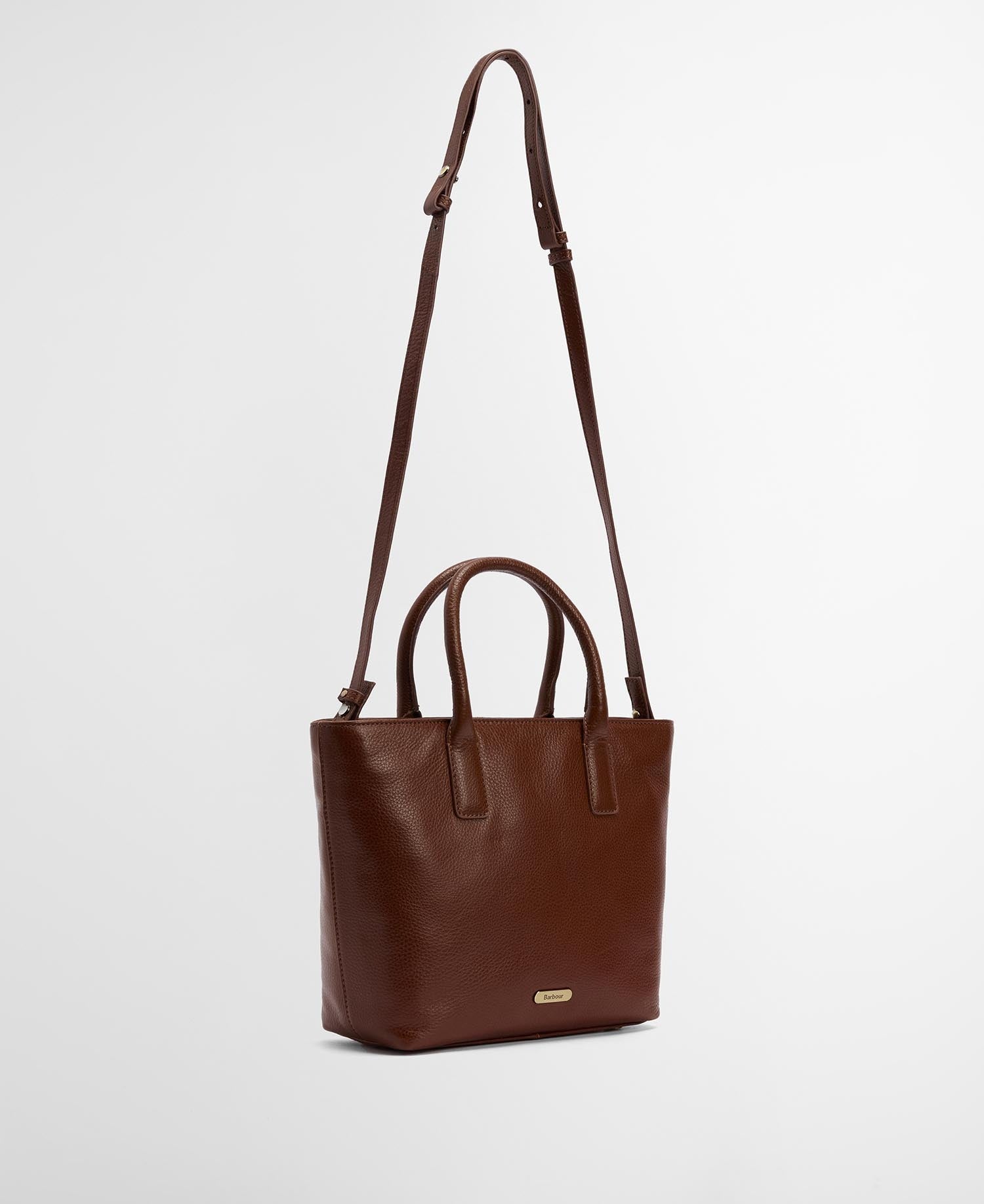 Birch Leather Tote Bag - Brown