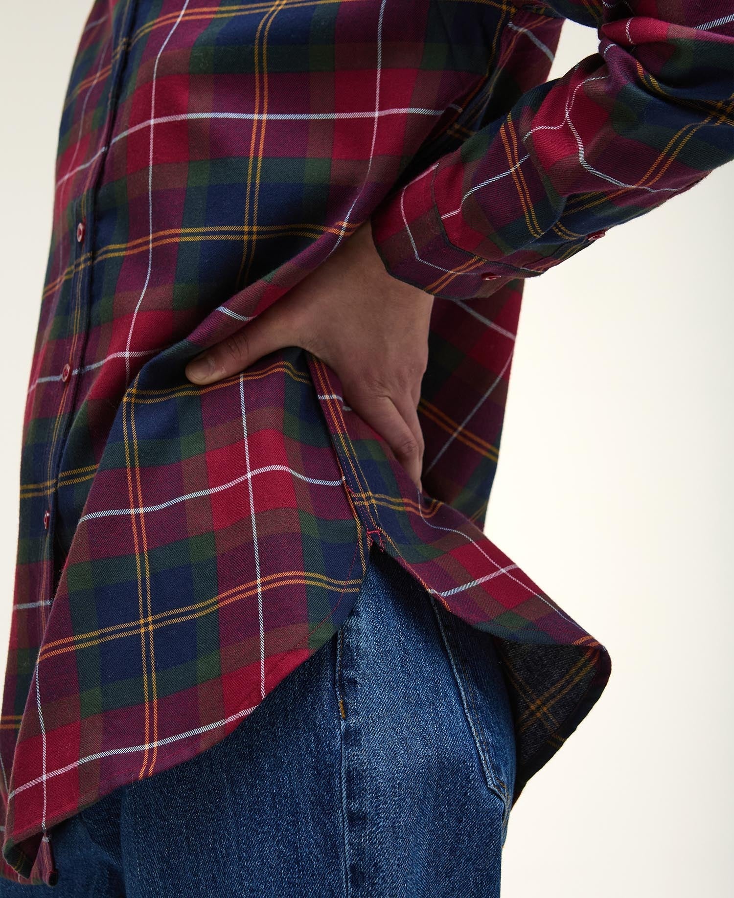 Glades Relaxed Tartan Shirt - Winterberry Tartan
