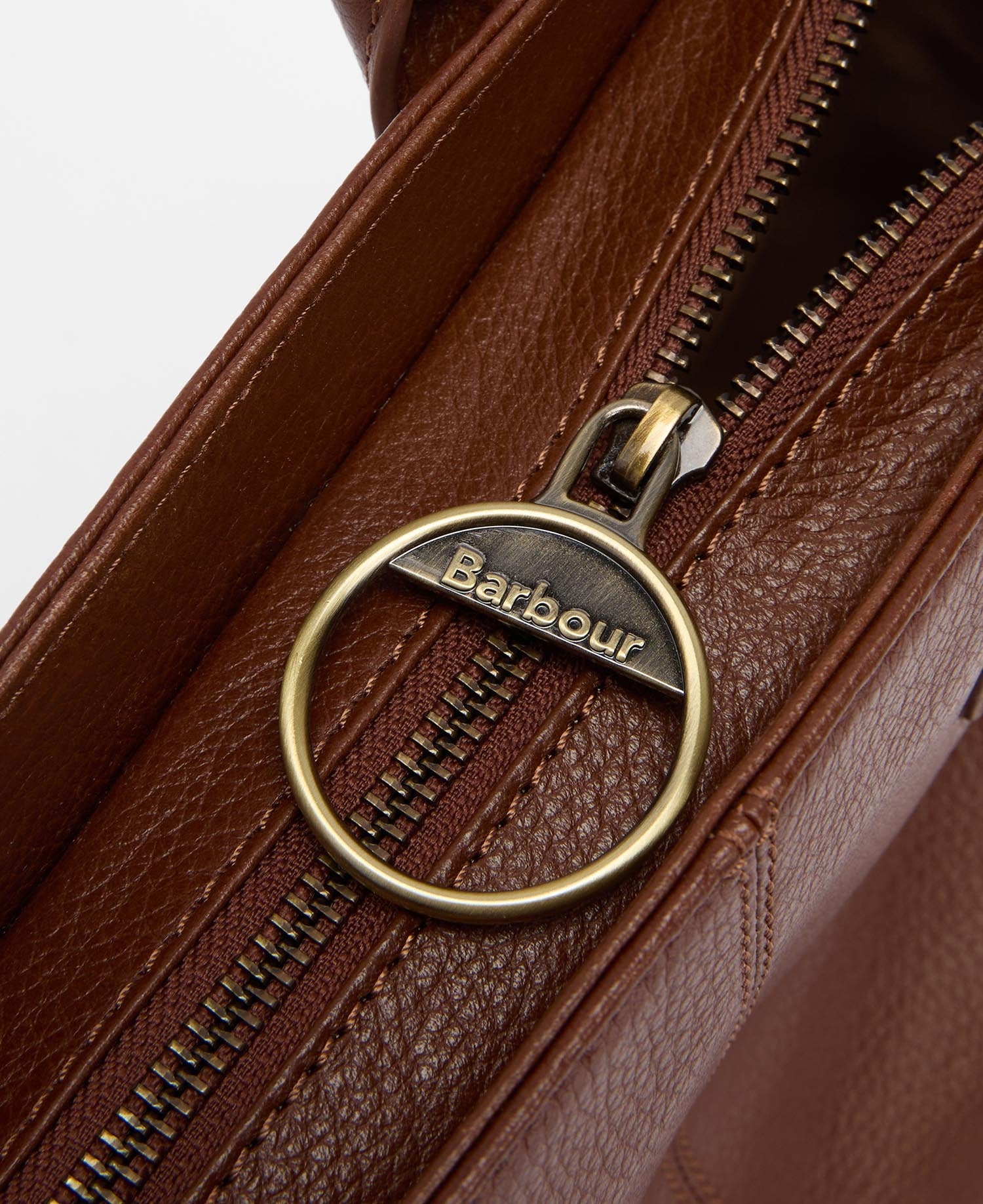 Birch Leather Tote Bag - Brown