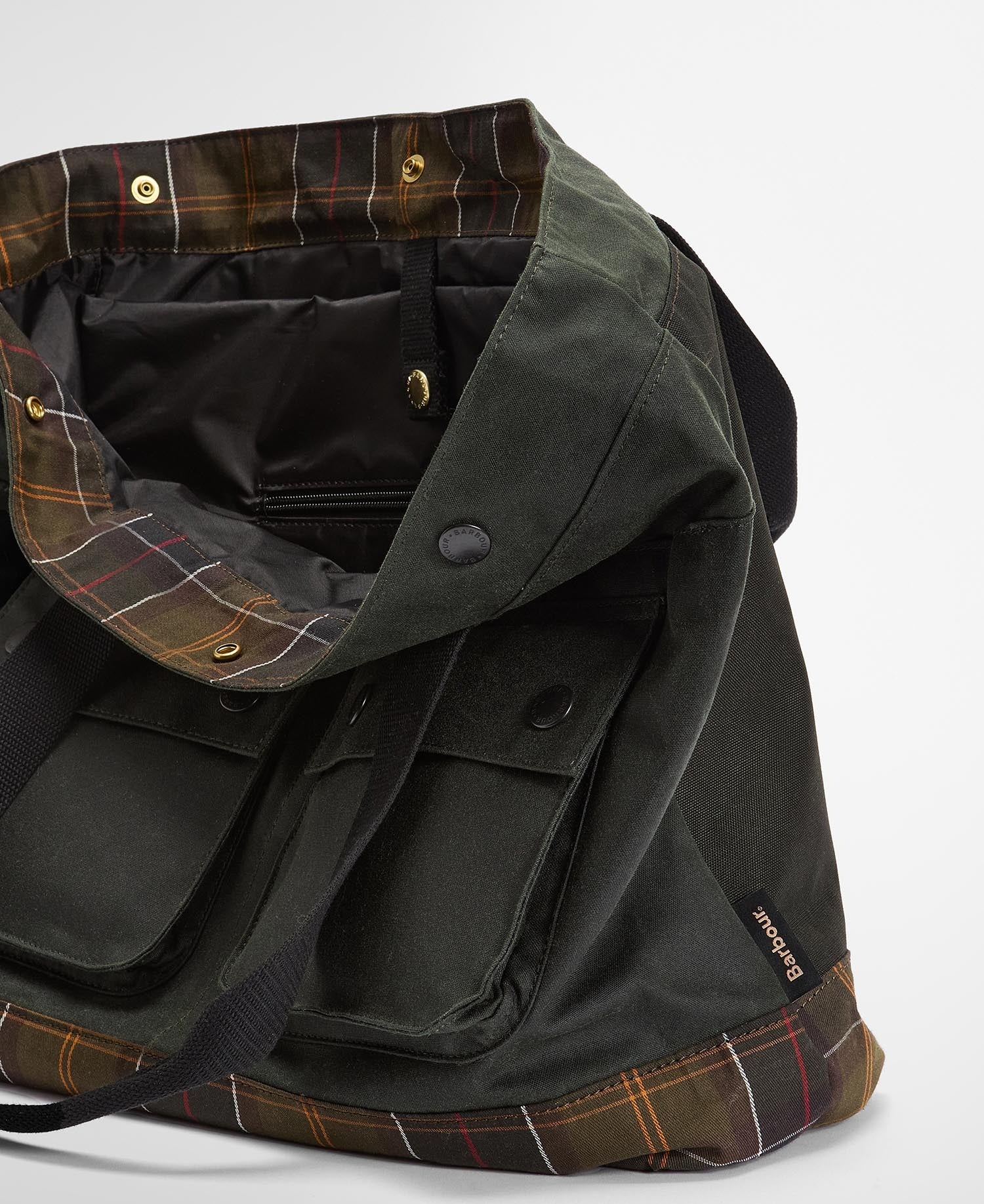 Field Waxed Tote Bag - Sage/Classic