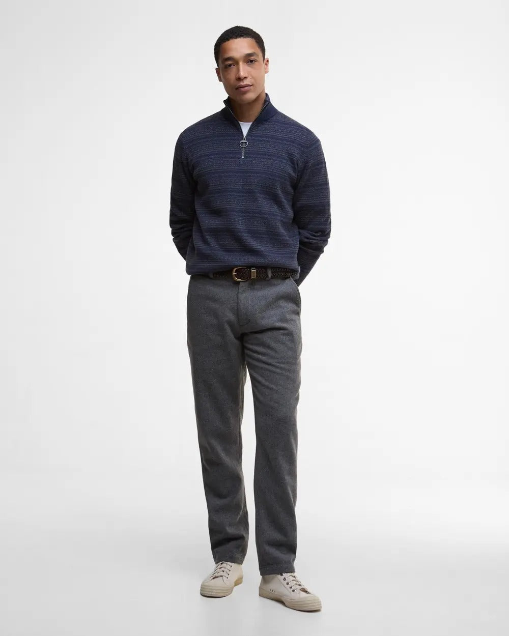 Dartfield Half-Zip Jumper - Navy