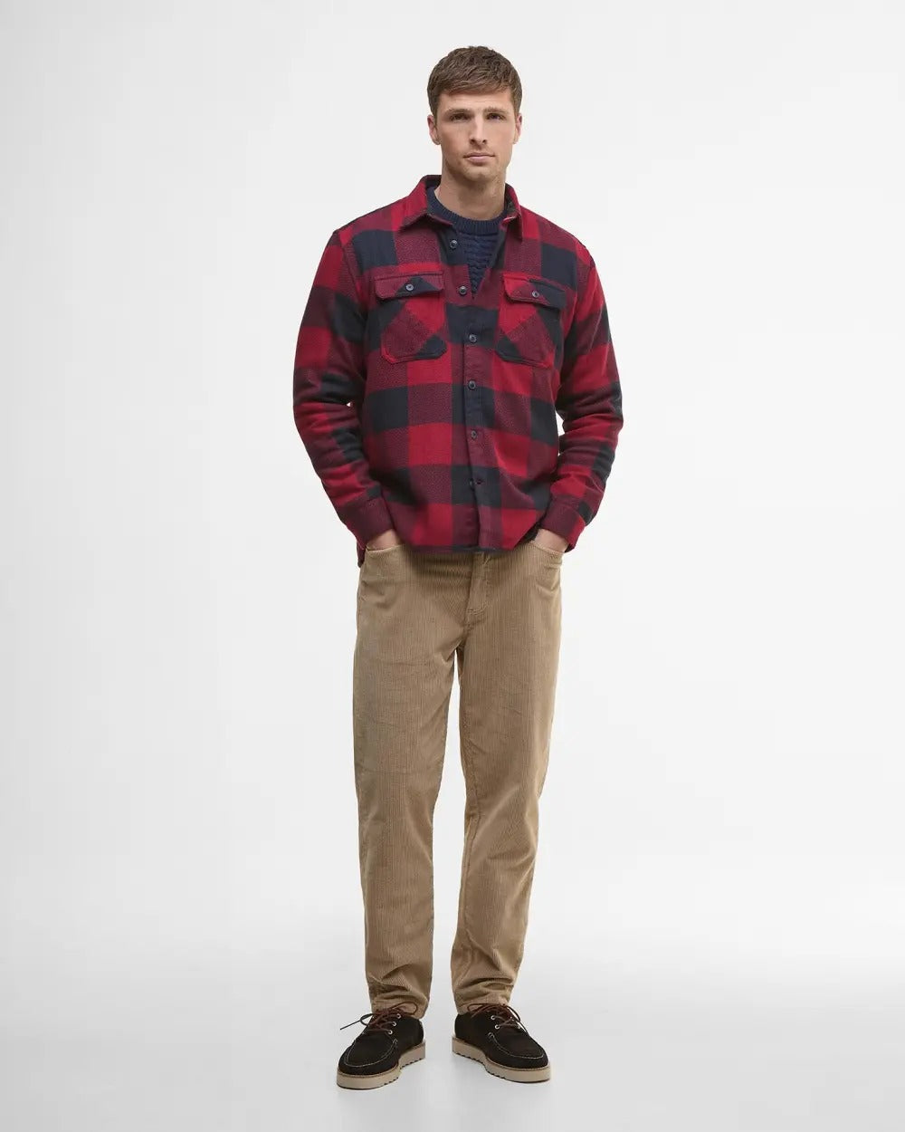 Bertow Relaxed Long-Sleeved Shirt - Navy