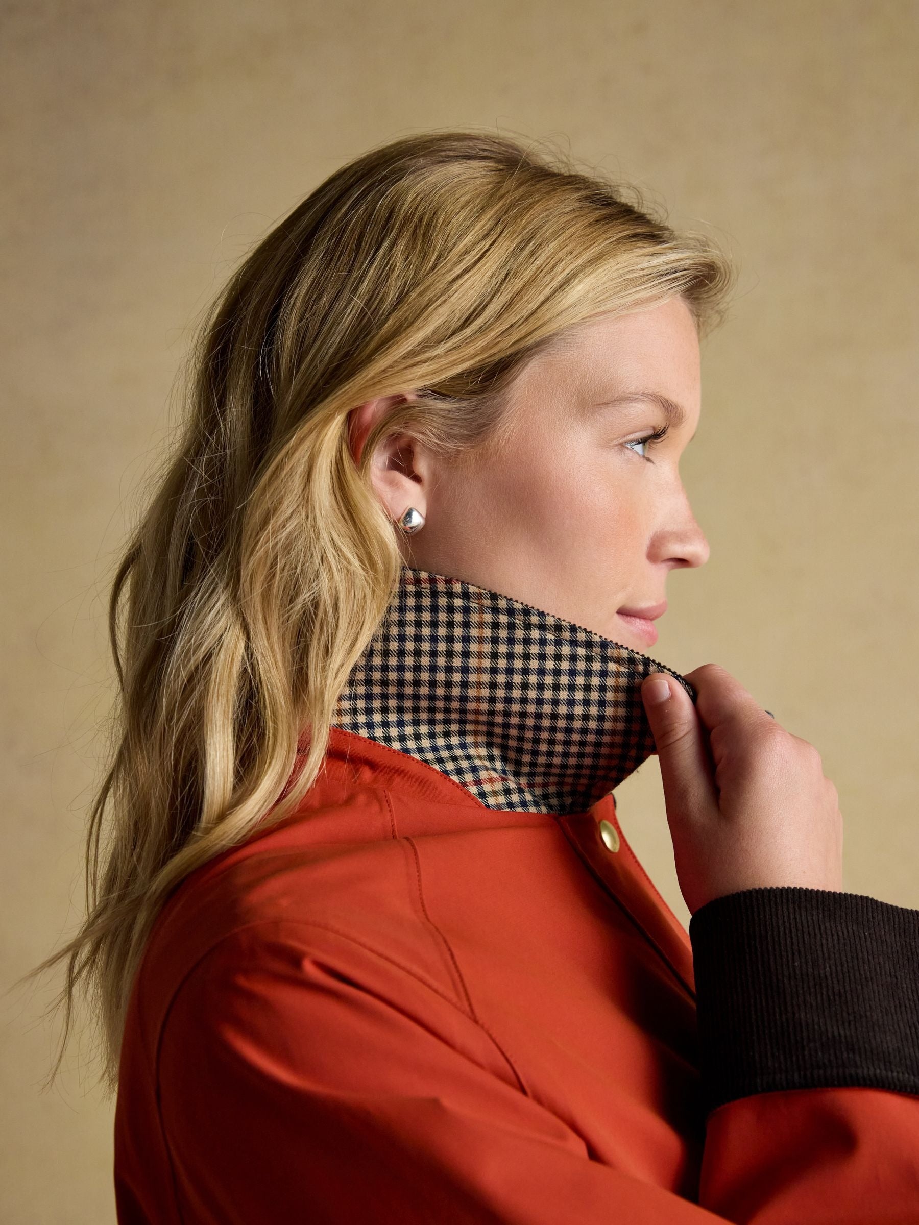 Katherine Burnt Orange Waterproof Heritage Coat