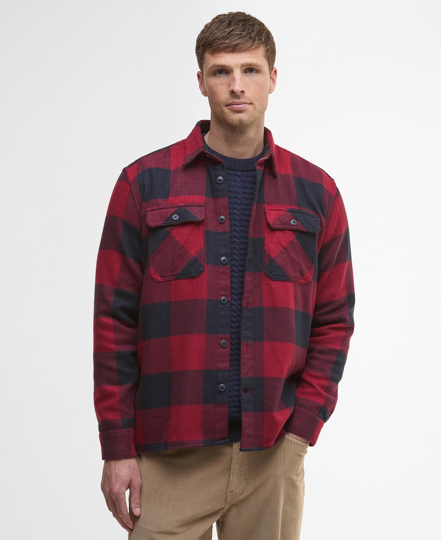 Bertow Relaxed Long-Sleeved Shirt - Navy