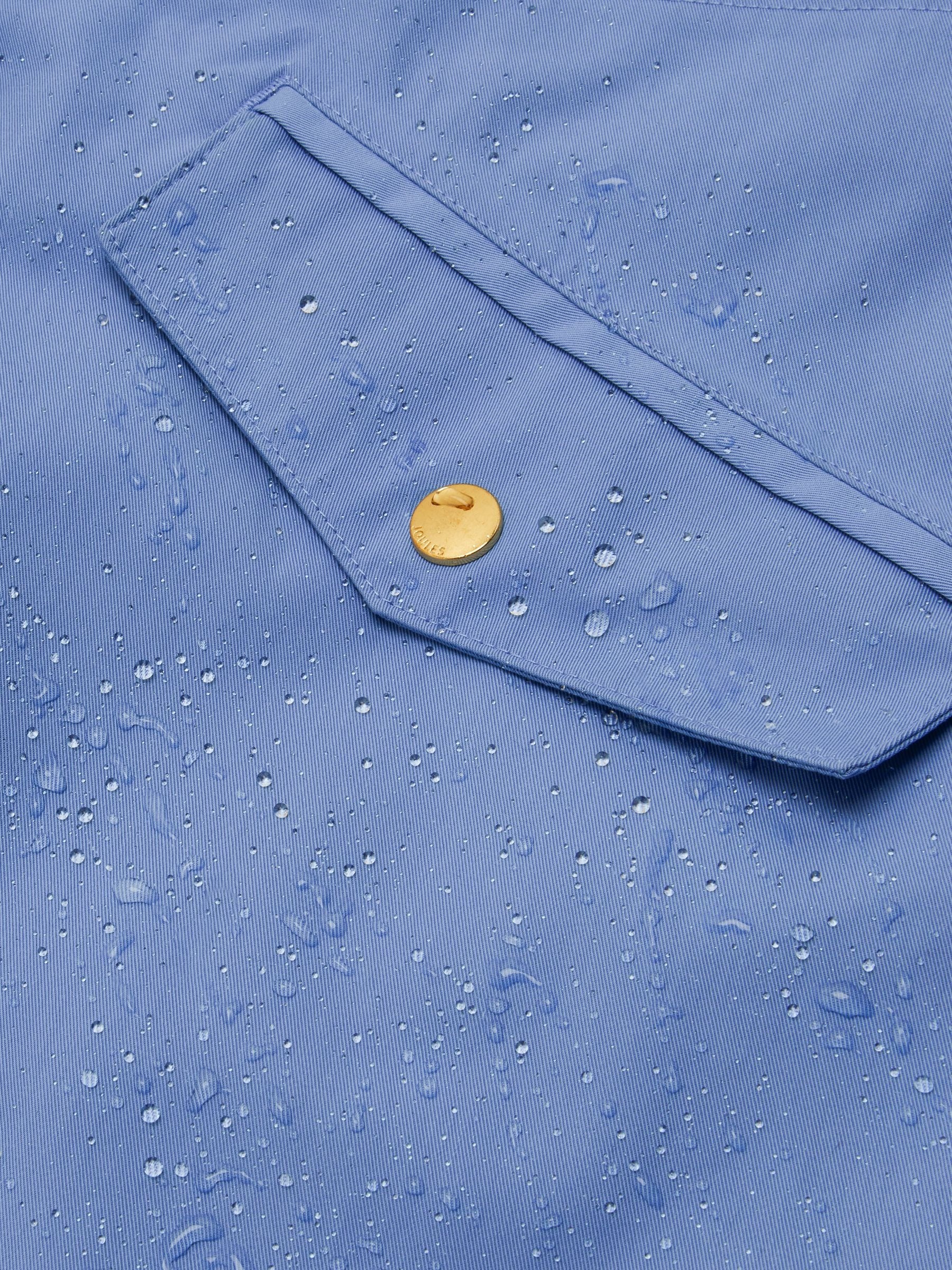 Portwell Blue Hooded Waterproof Raincoat