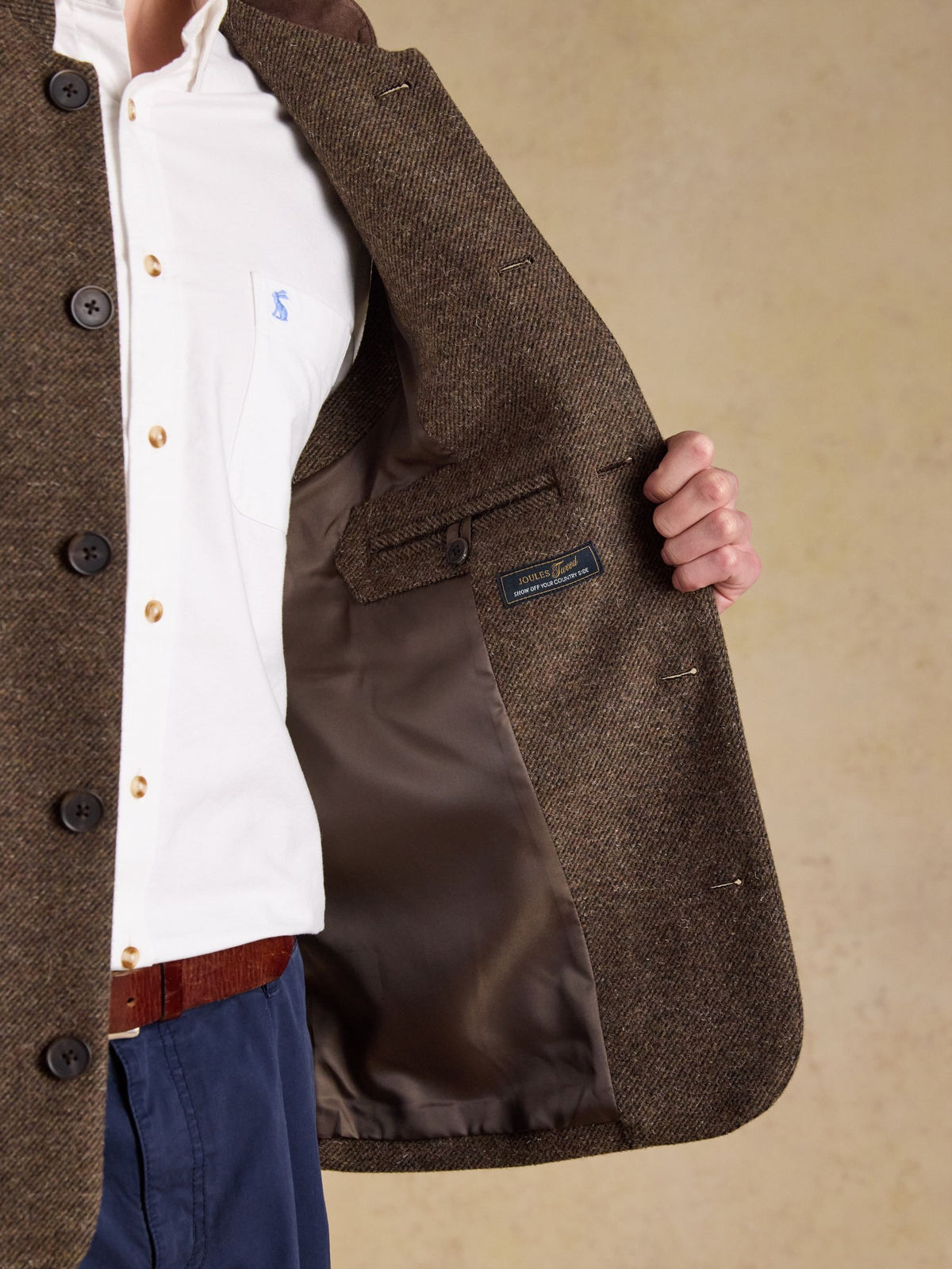Brown Tweed Gilet