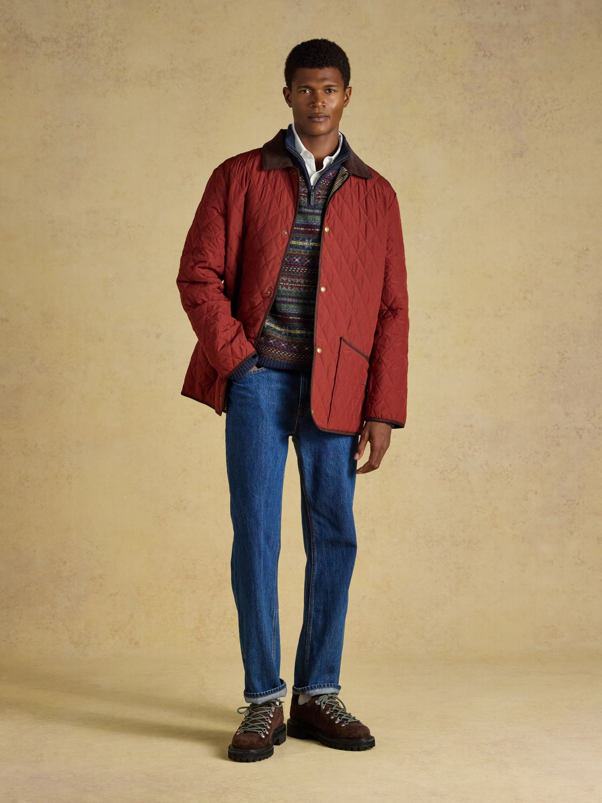 Brick Quilted Jacket