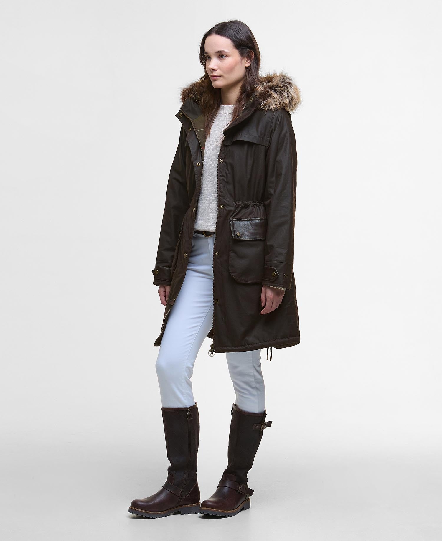 Durham City Waxed Parka - Rustic