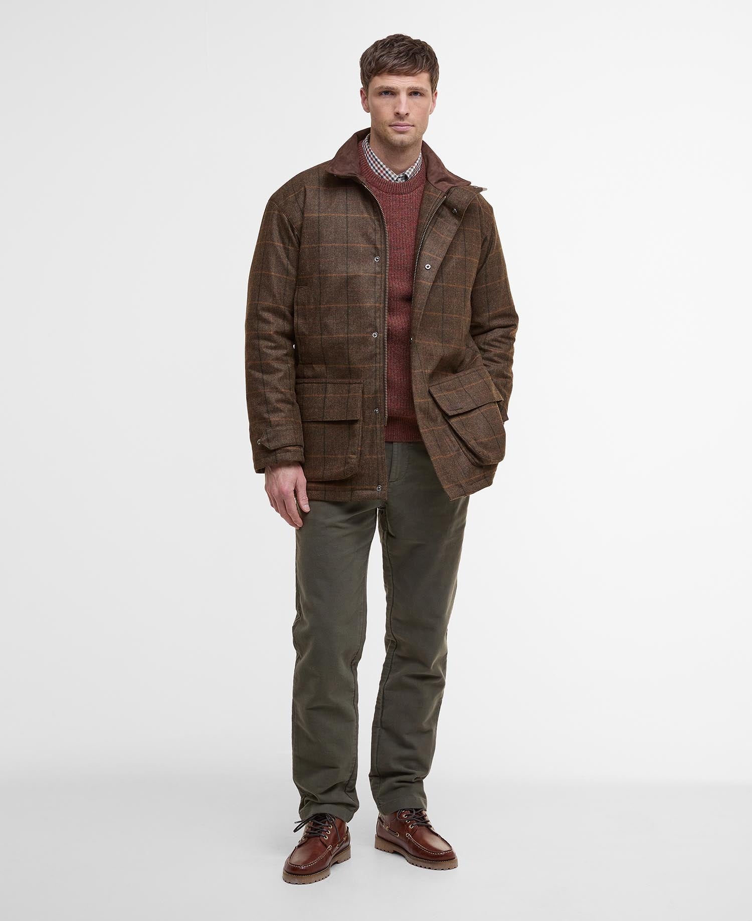 Wool Beaconsfield - Burnhill Brown Check