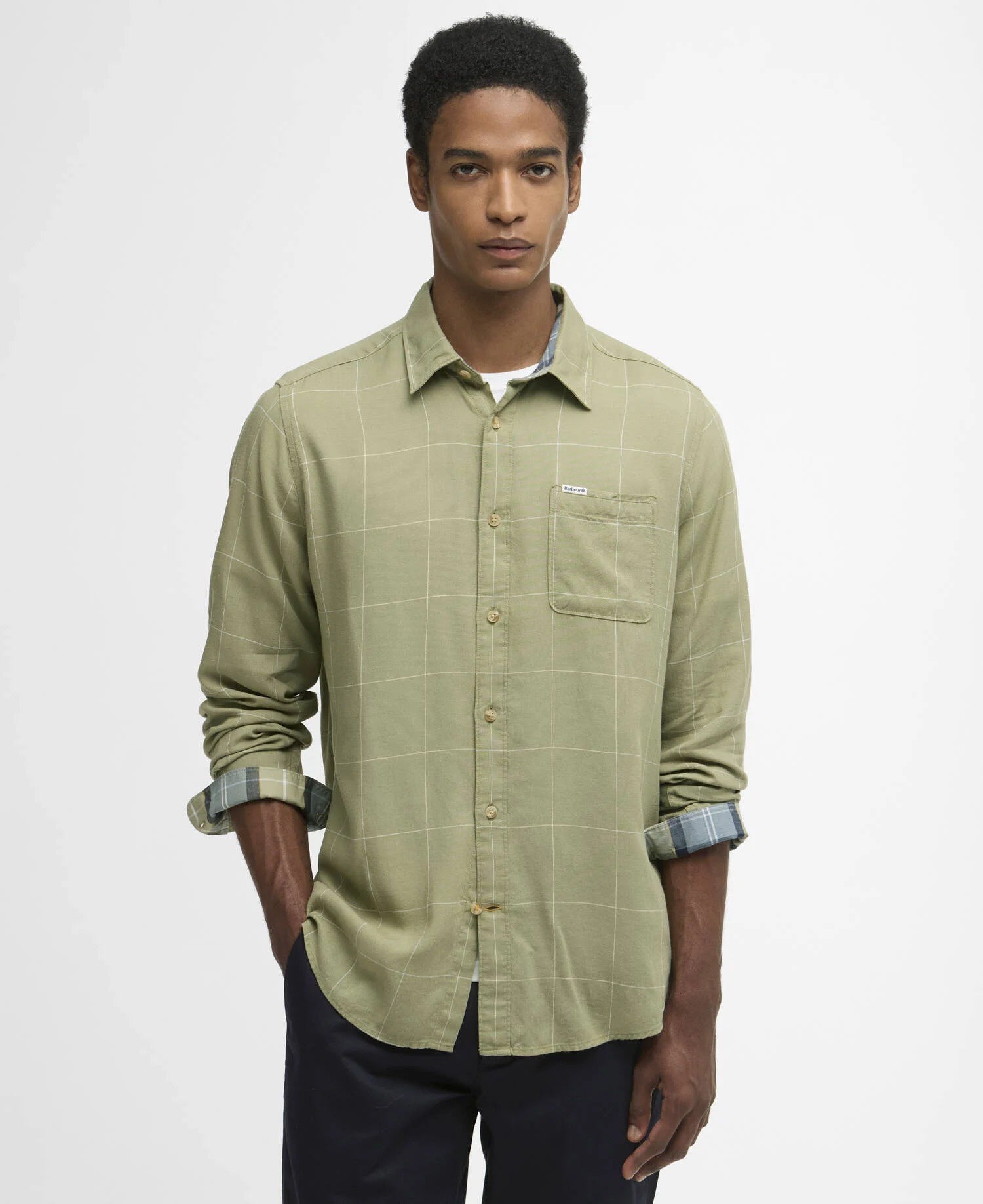 Citywell Tattersall Tailored Shirt - Sea Green
