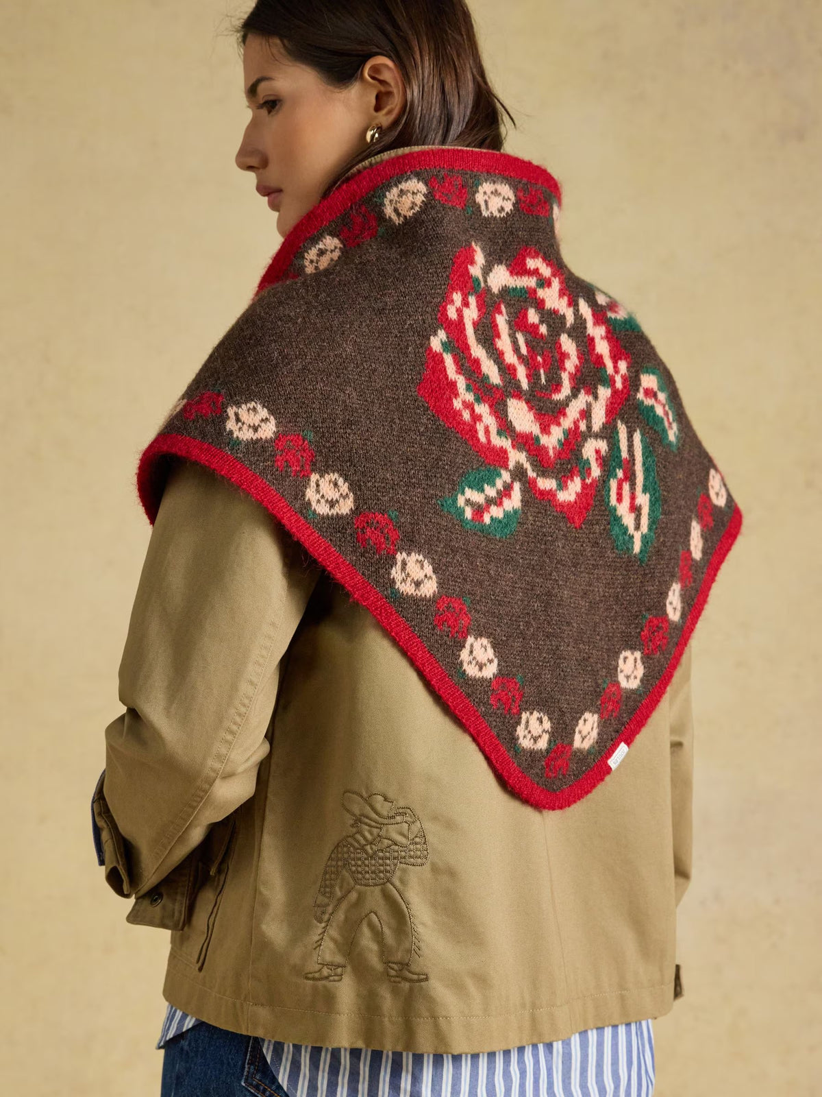 Kendra Rose Triangle Scarf