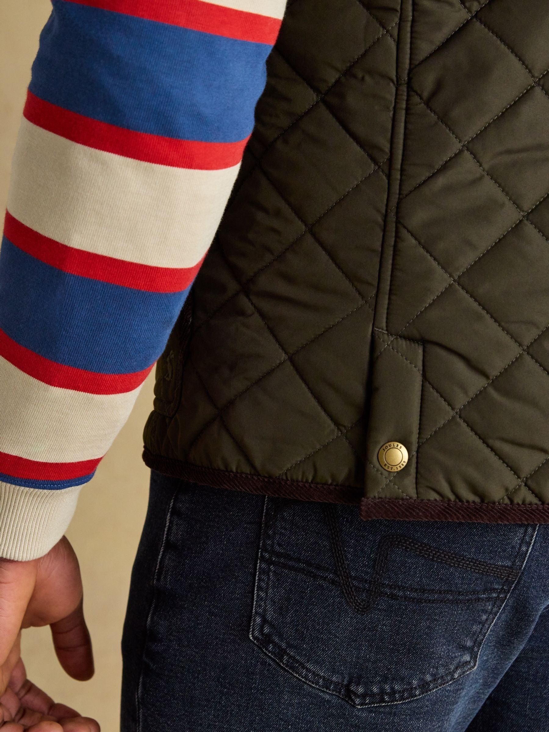 Maynard Green Diamond Quilted Gilet