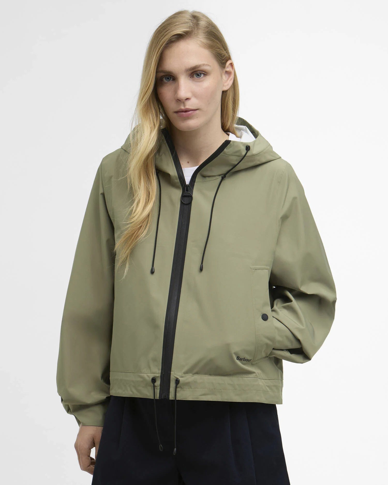 Thorpe Waterproof Jacket - Bleached Olive/Fondant