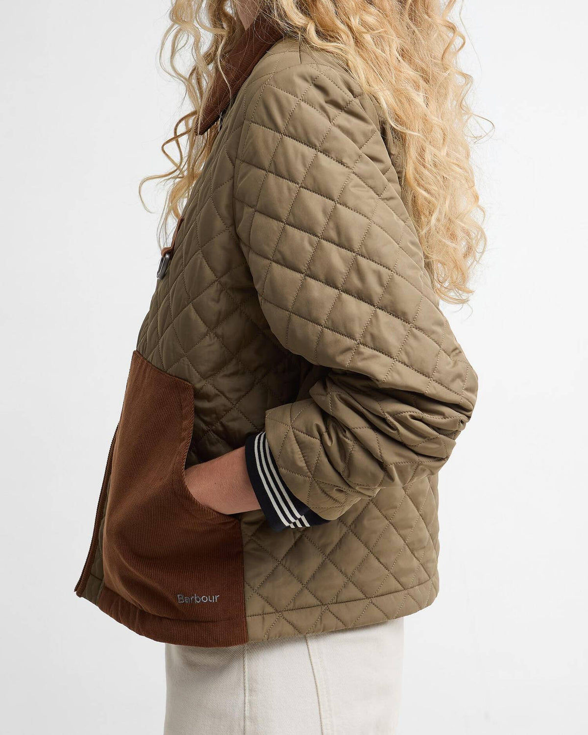 Aylesby Quilted Jacket - Dusky Green