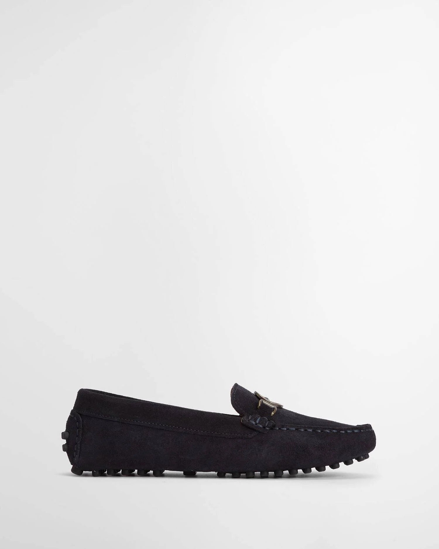Laire Driving Shoes - Navy Suede