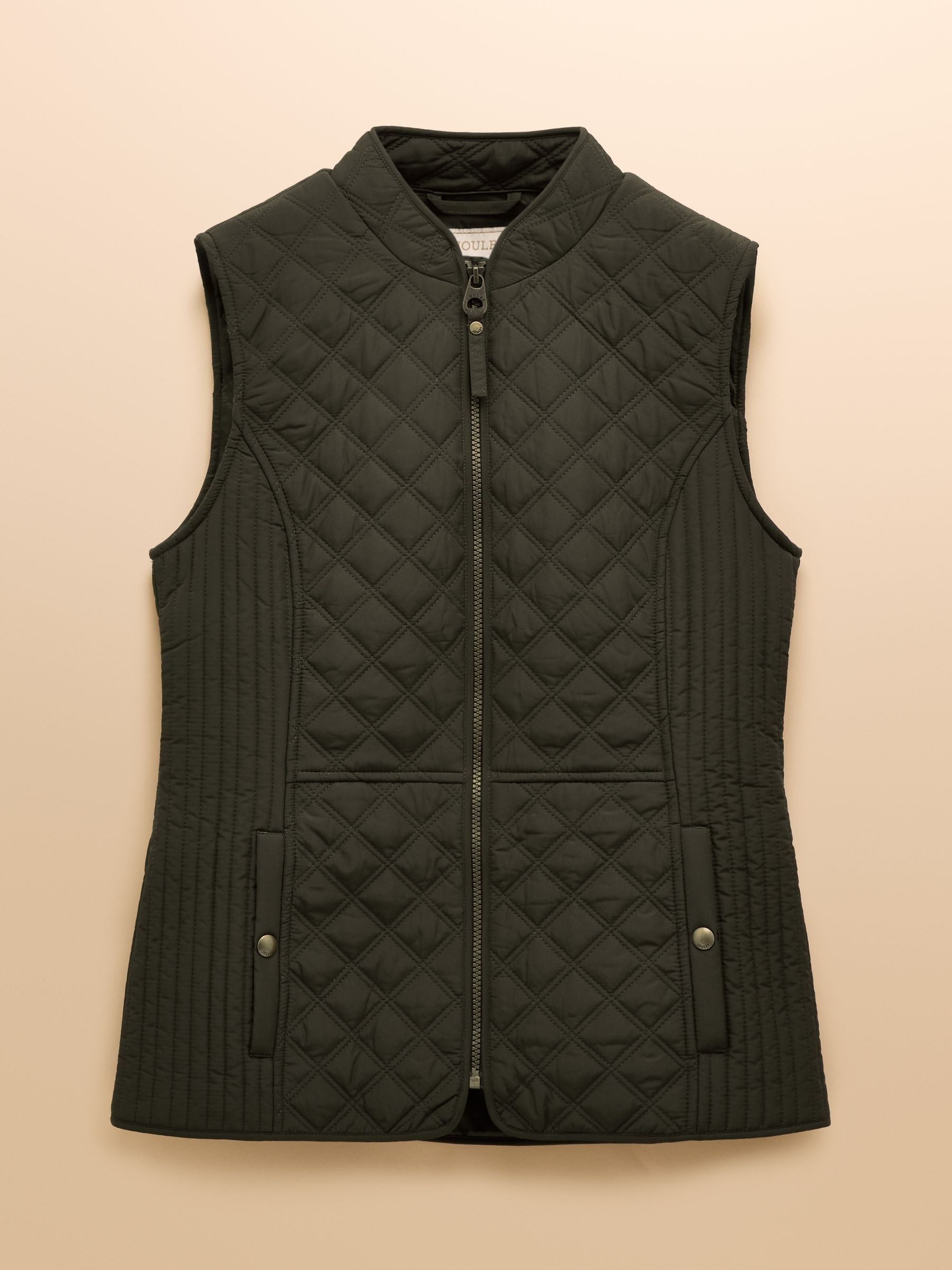 Minx Green Showerproof Diamond Quilted Gilet