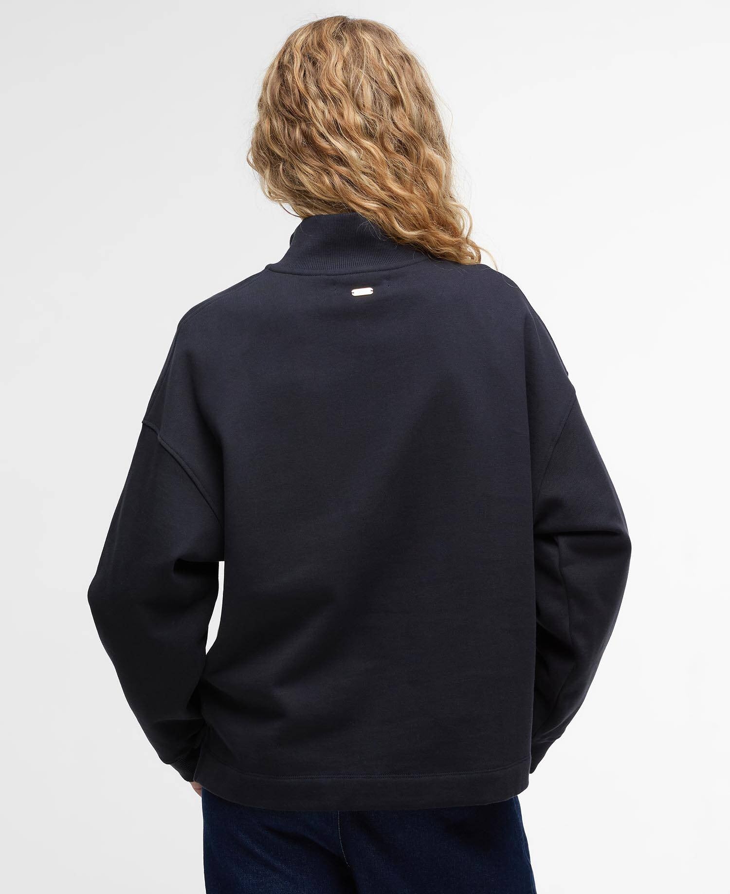 Sara Half Zip Sweatshirt - Dark Navy