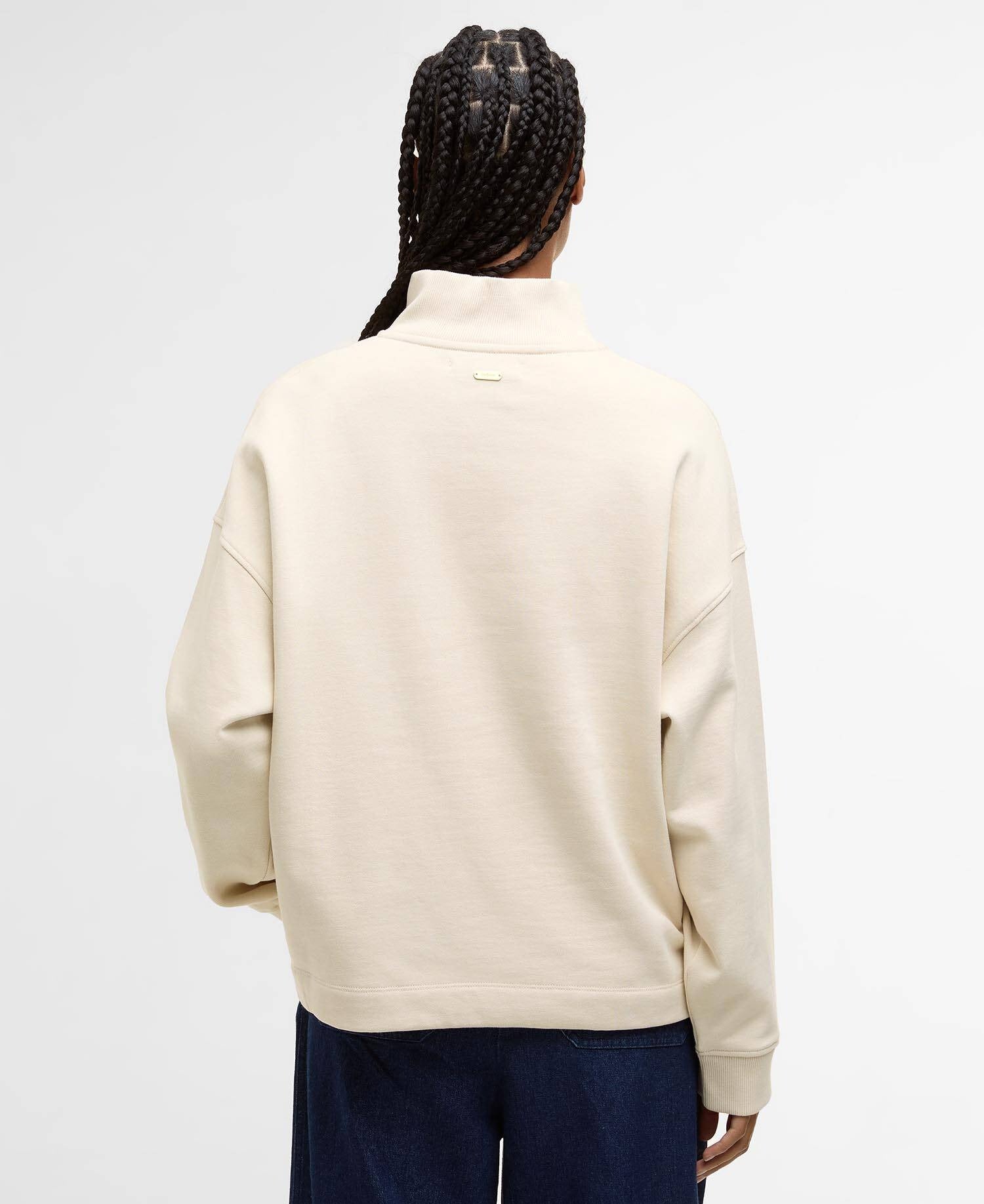 Sara Half Zip Sweatshirt - Oat