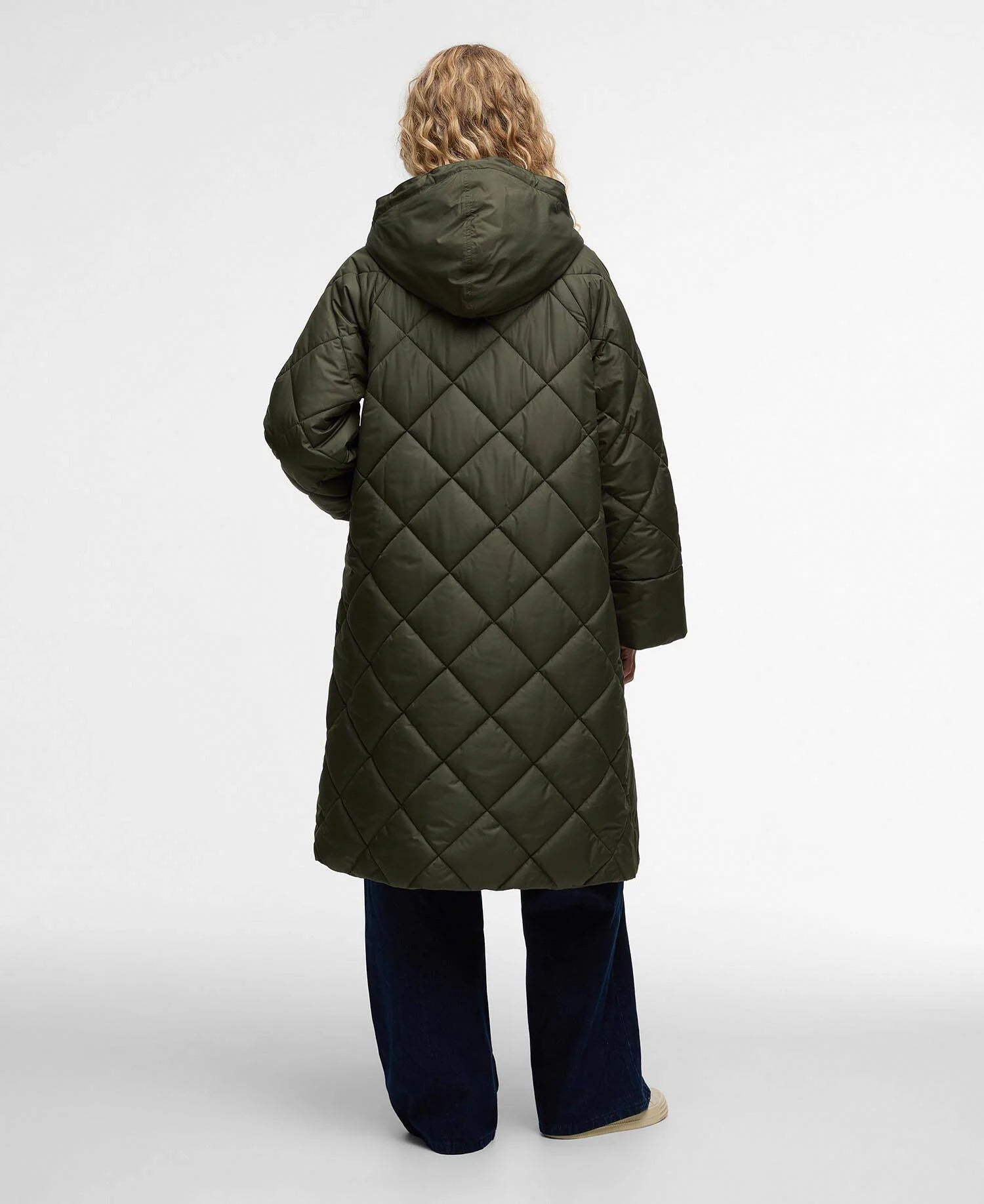 Braidley Quilted Jacket - Olive/Ancient Tartan