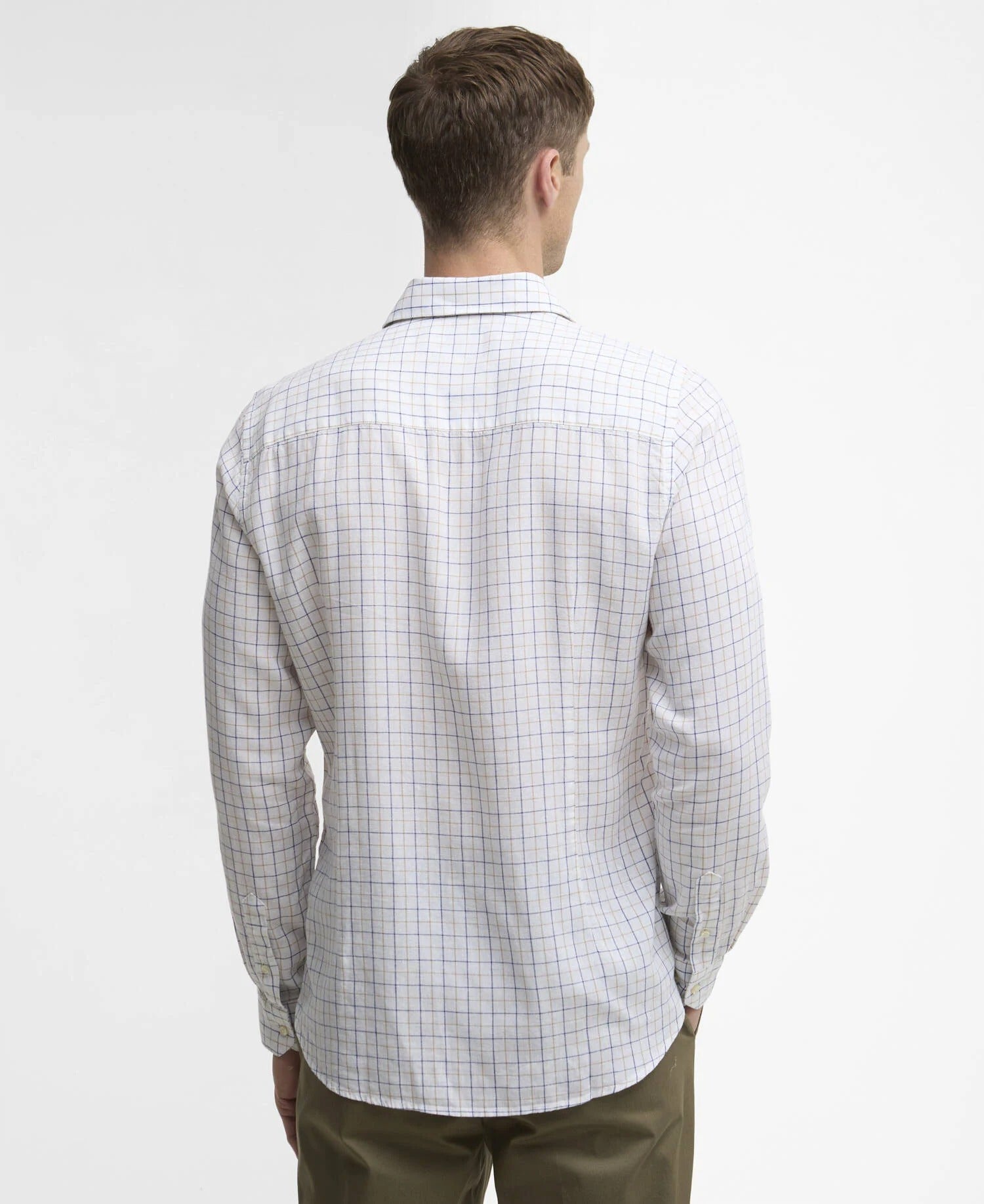 Belleview Tattersall Tailored Shirt - White