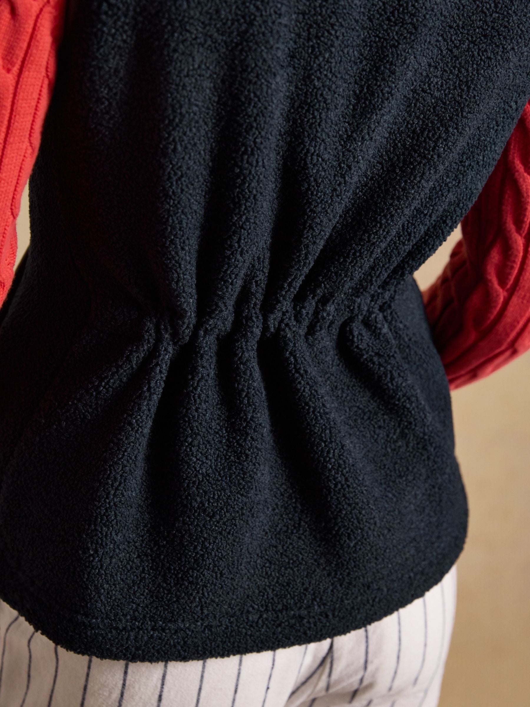 Borg Heritage Navy Fleece Gilet