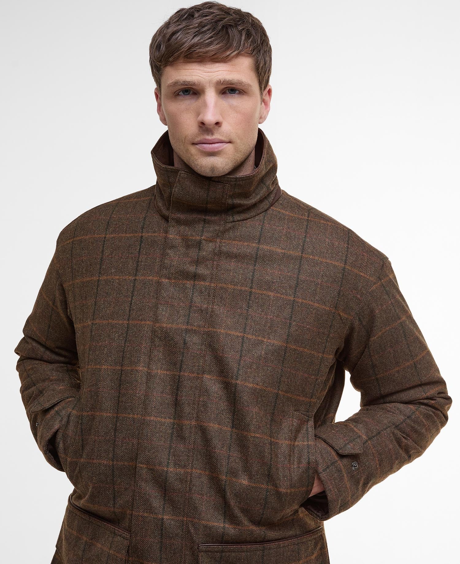 Wool Beaconsfield - Burnhill Brown Check