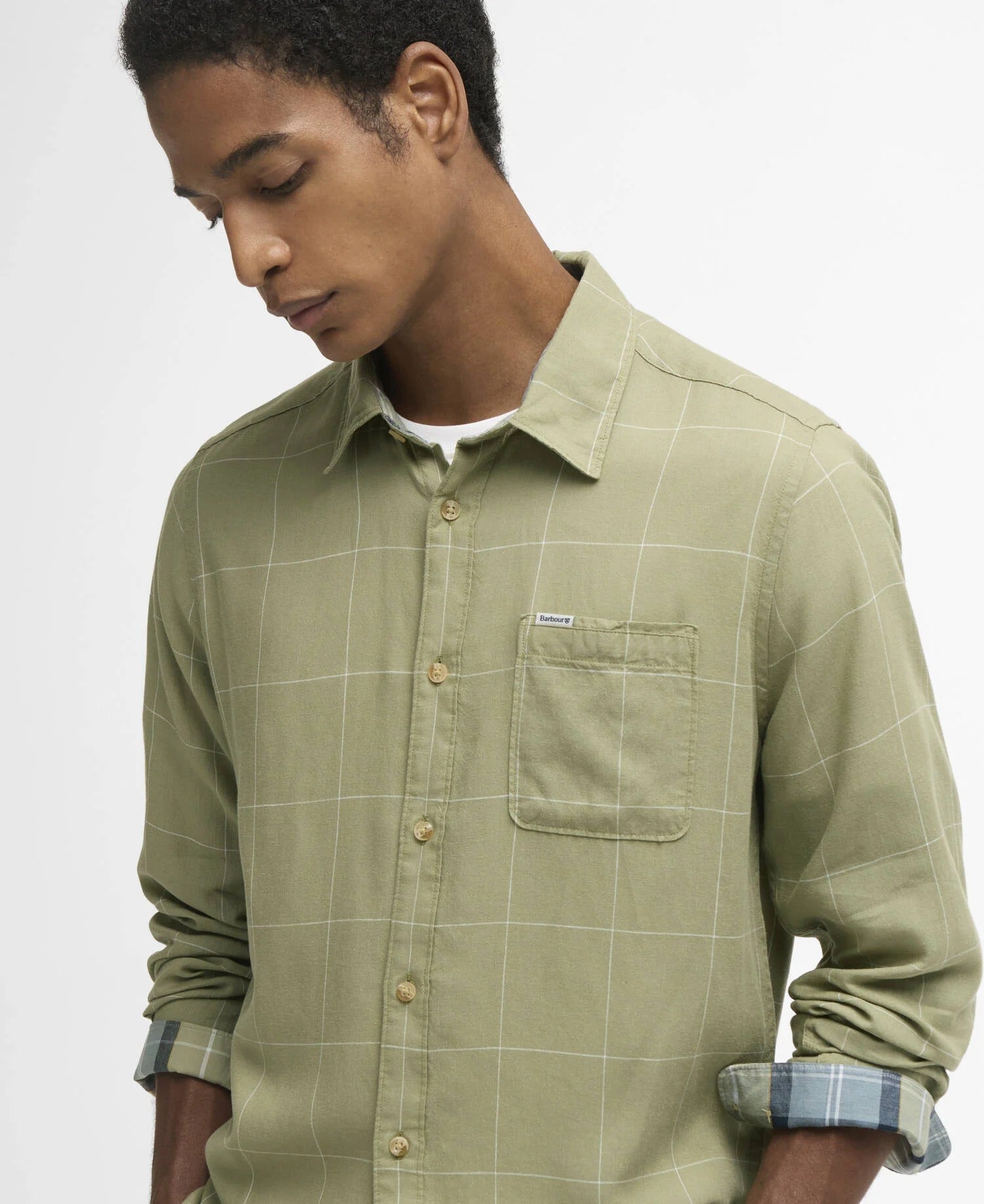 Citywell Tattersall Tailored Shirt - Sea Green