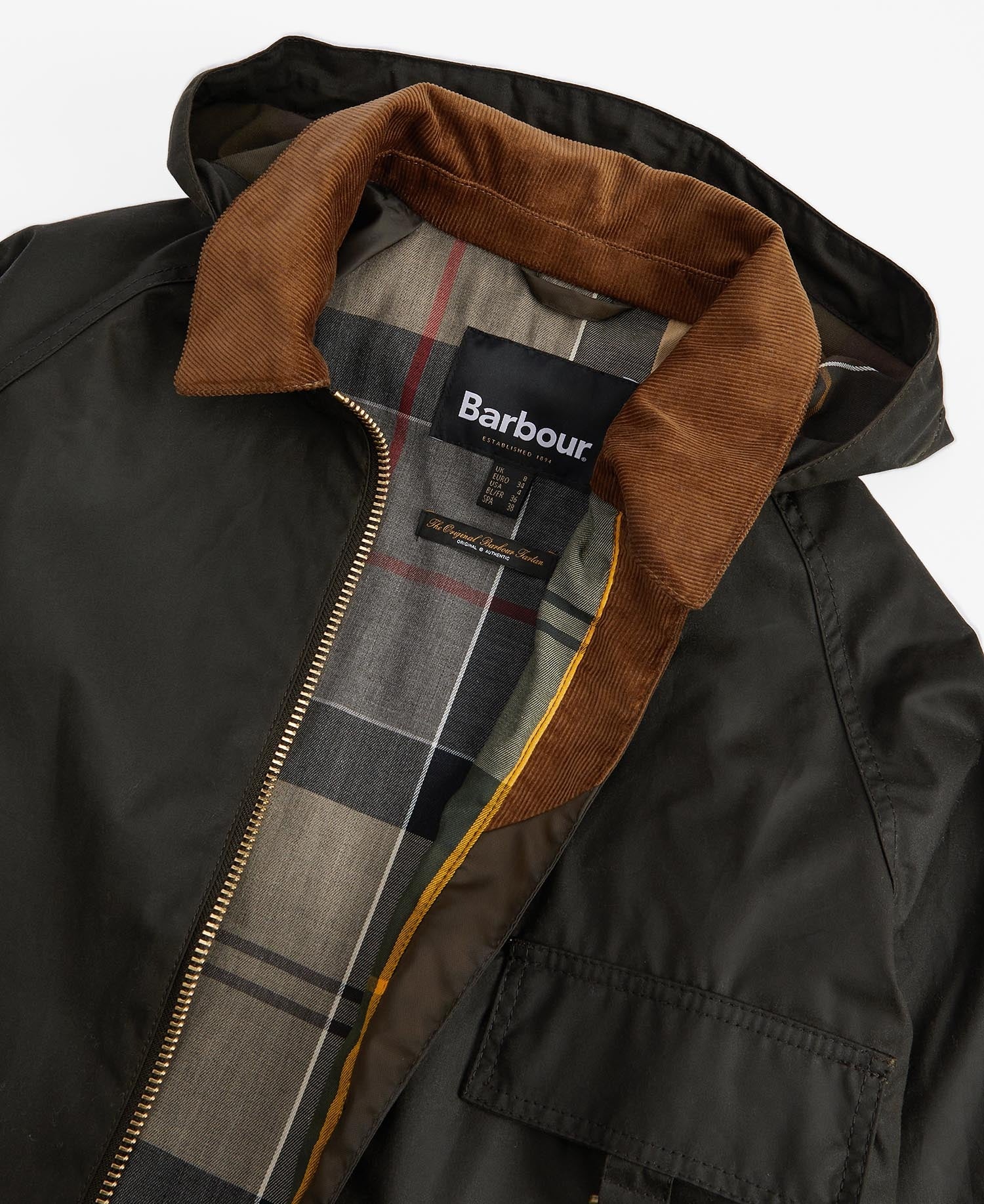 Highclere Waxed Jacket - Olive