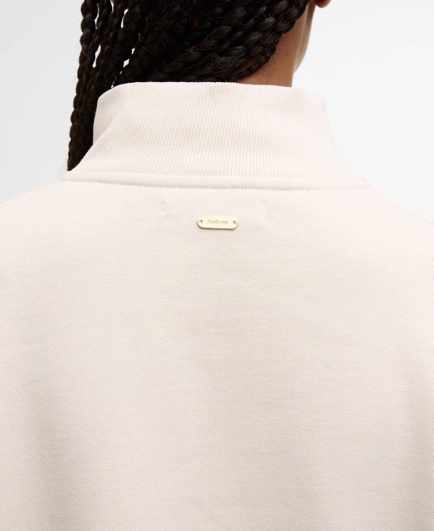 Sara Half Zip Sweatshirt - Oat