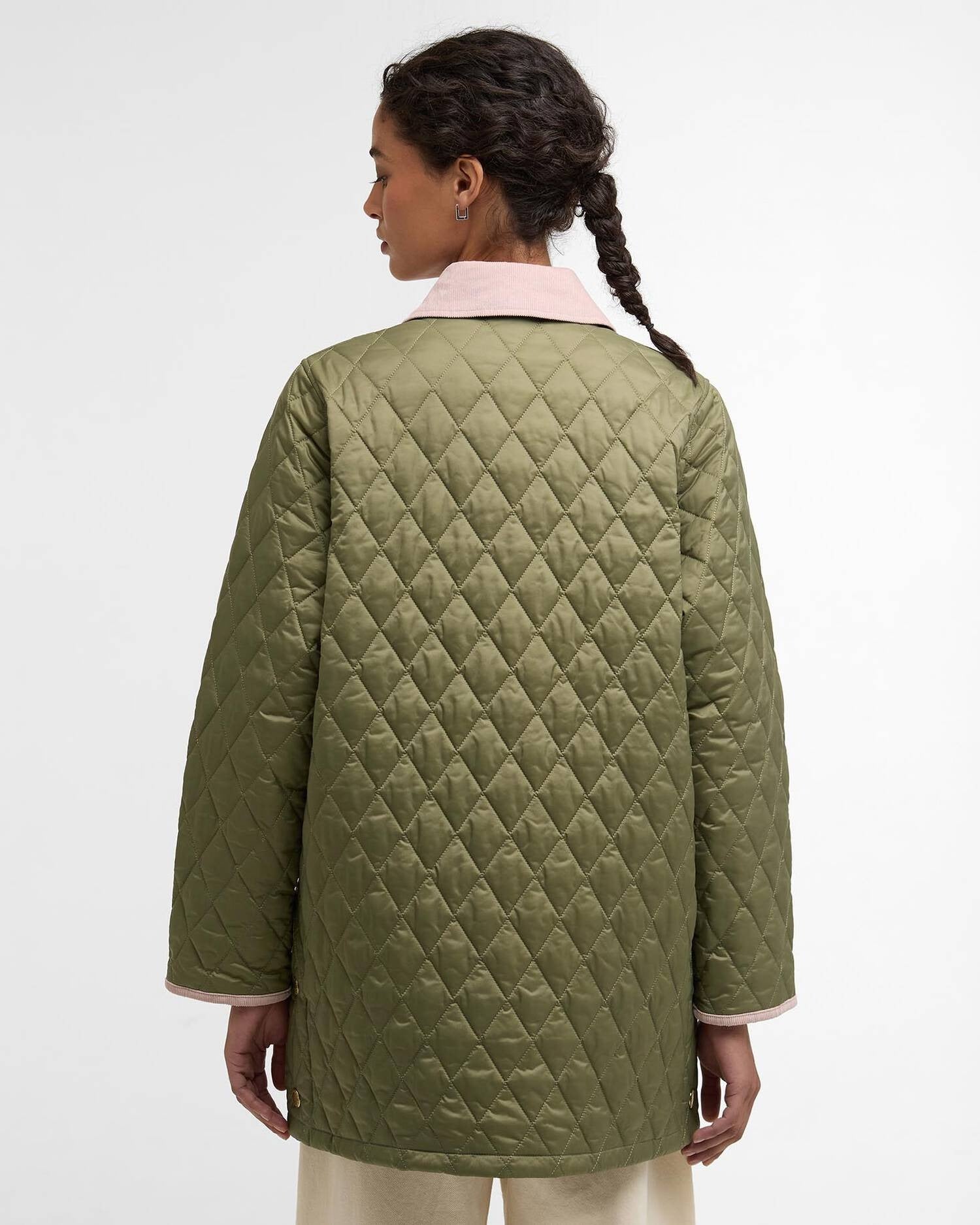 Icons Modern Liddesdale Quilted Jacket - Bleached Olive/Ancient/Gardenia