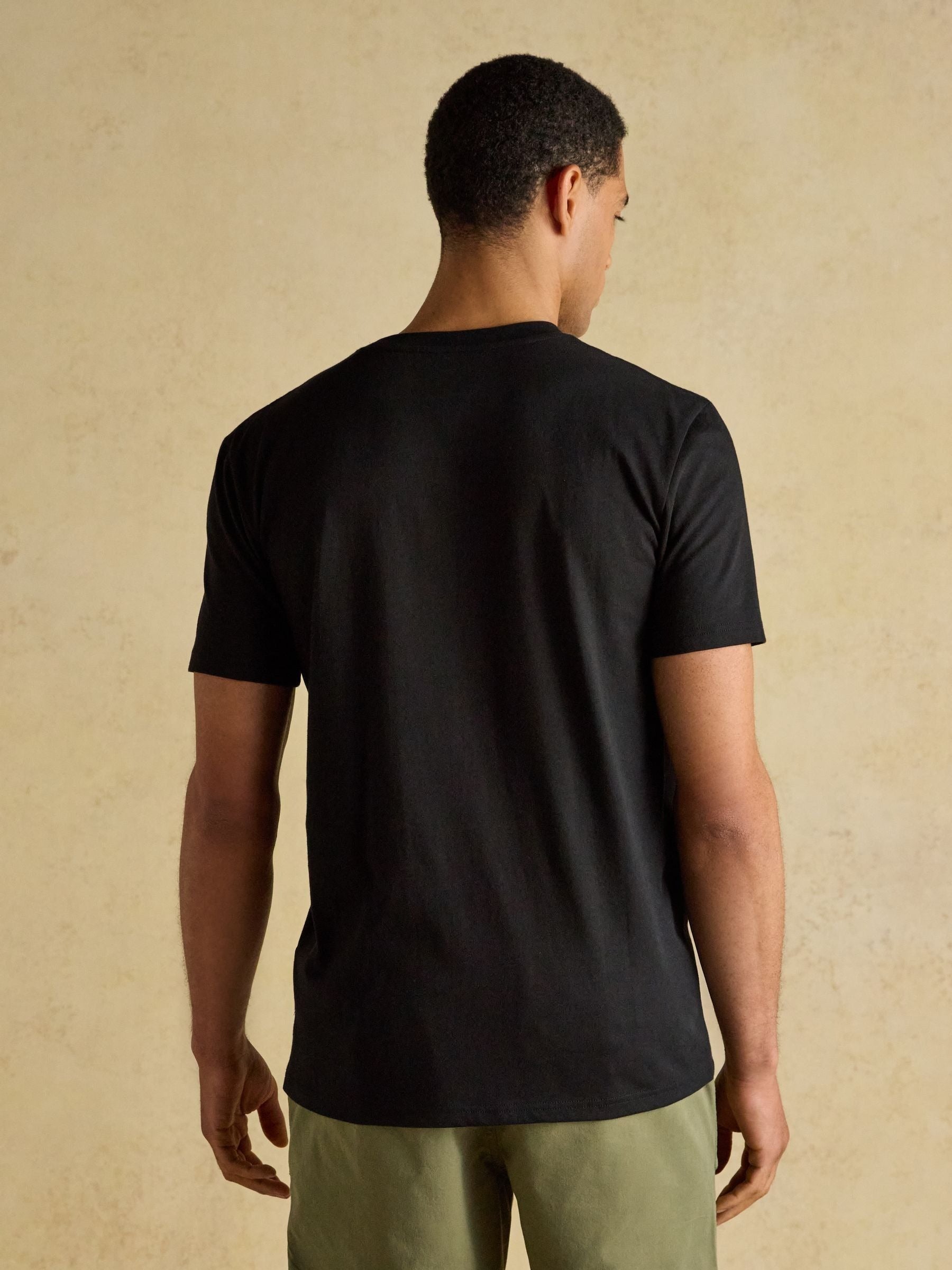 Everyday Black Classic Fit Cotton T-Shirt