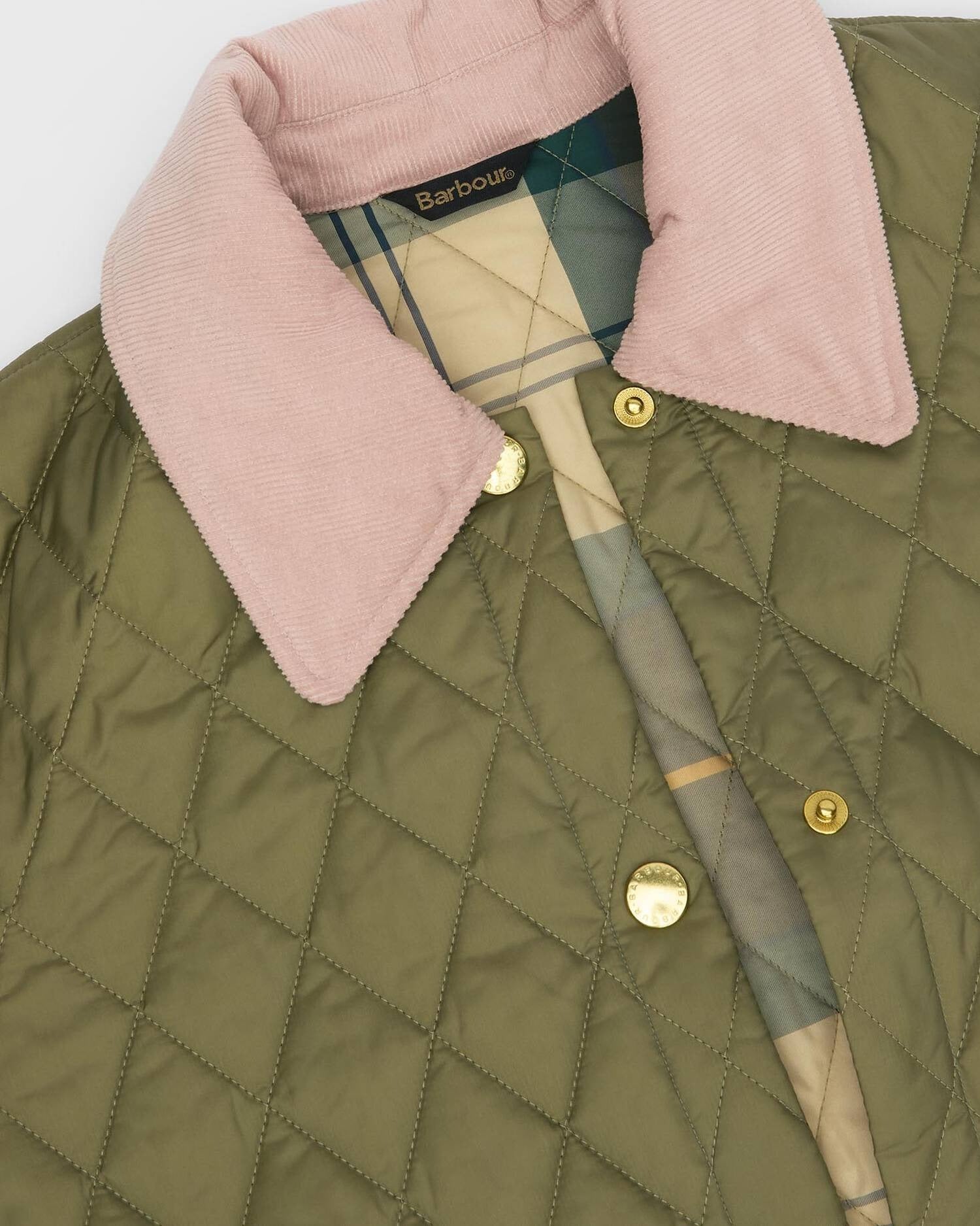 Icons Modern Liddesdale Quilted Jacket - Bleached Olive/Ancient/Gardenia