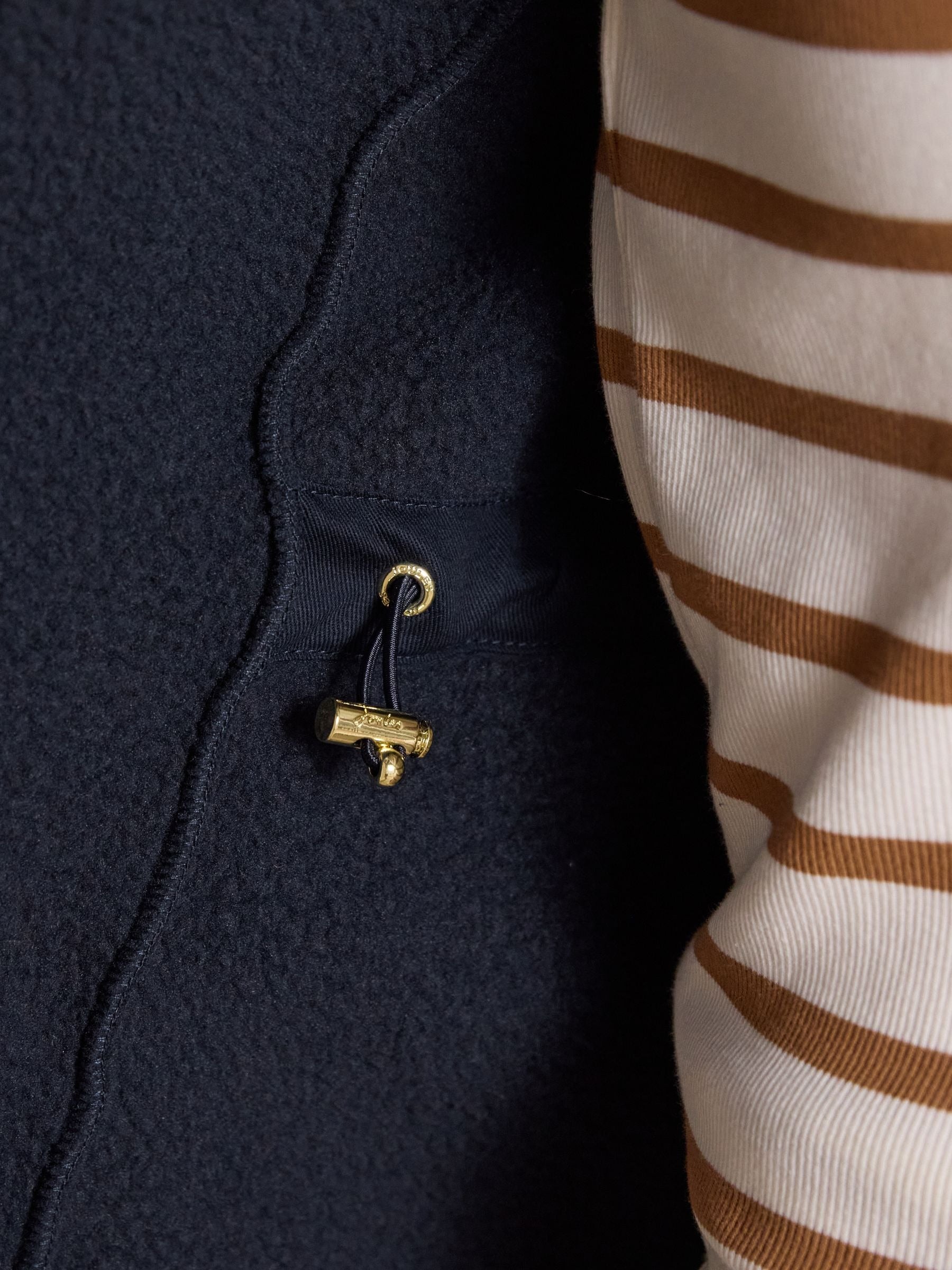 Heritage Navy Blue Regular Fleece Gilet
