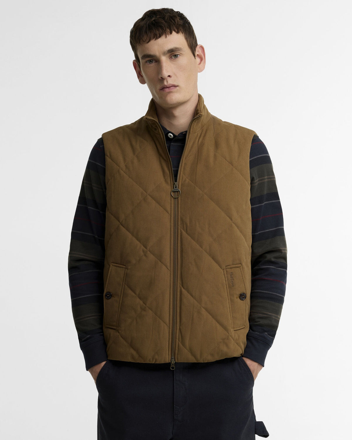 Corden Gilet - Dark Sandstone