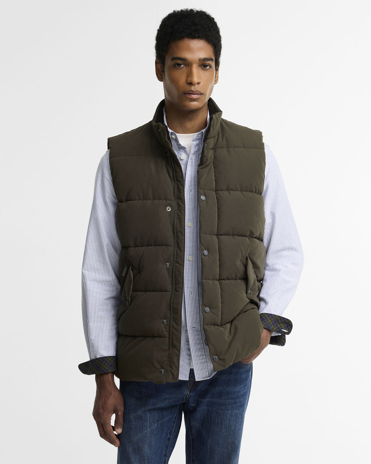 Powell Puffer Gilet - Dark Sage