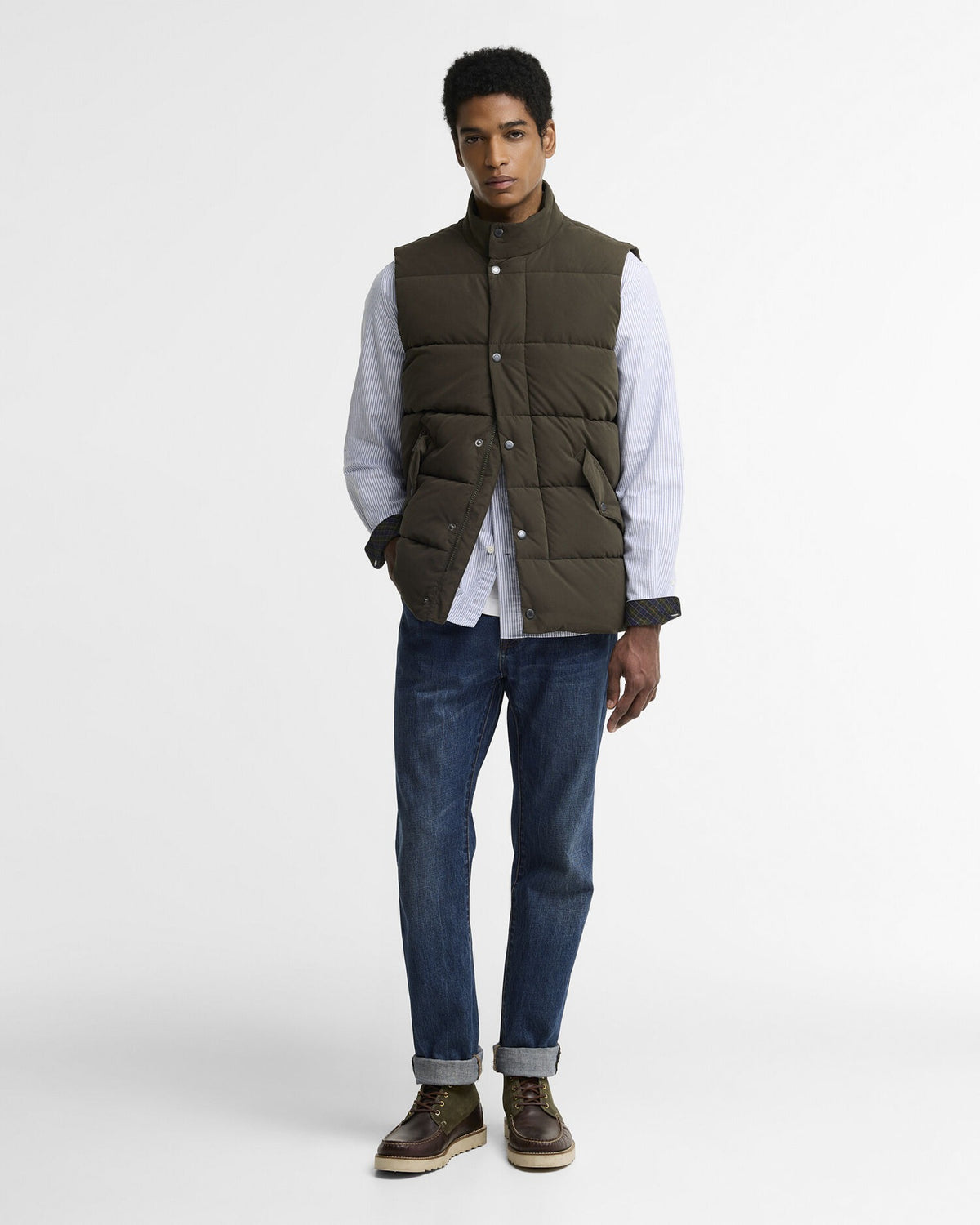 Powell Puffer Gilet - Dark Sage