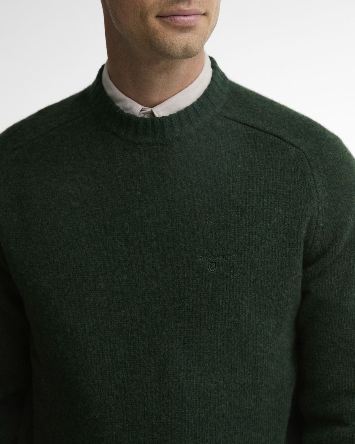 Newtown Crew Neck Jumper - Sage