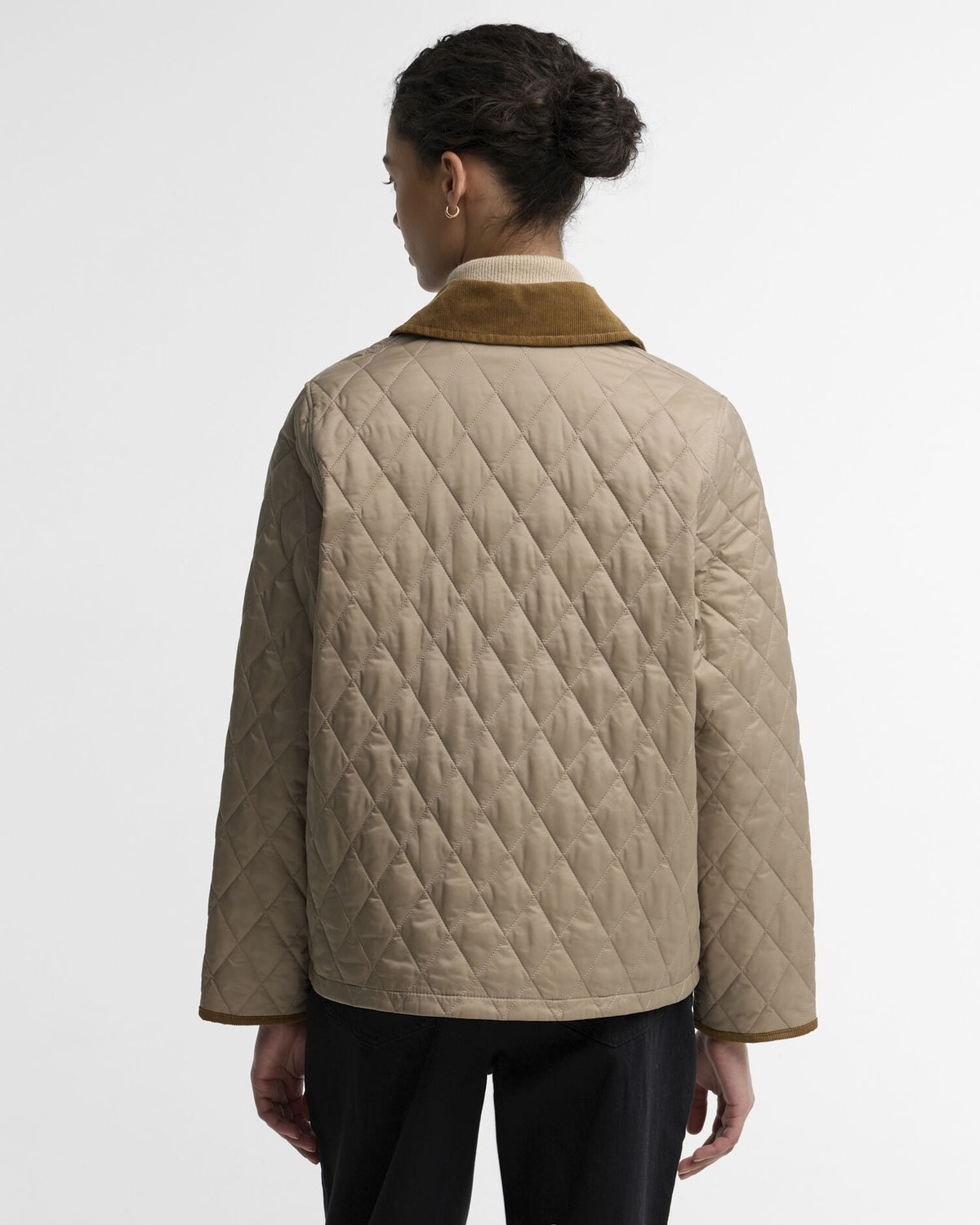 Icons Cropped Liddesdale Quilted Jacket - Light Trench/ Birchwood