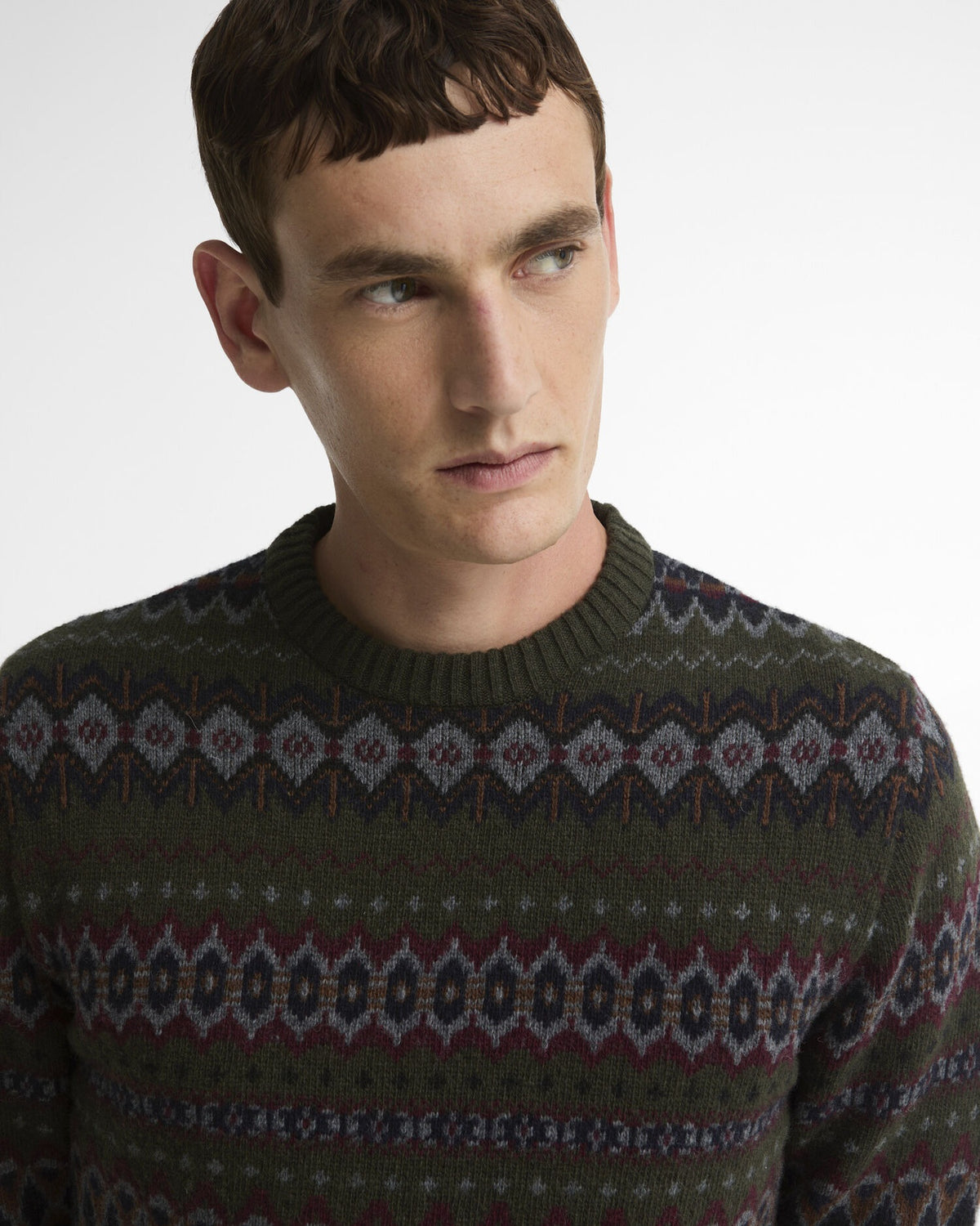 Case Fair Isle Jumper - Shadow