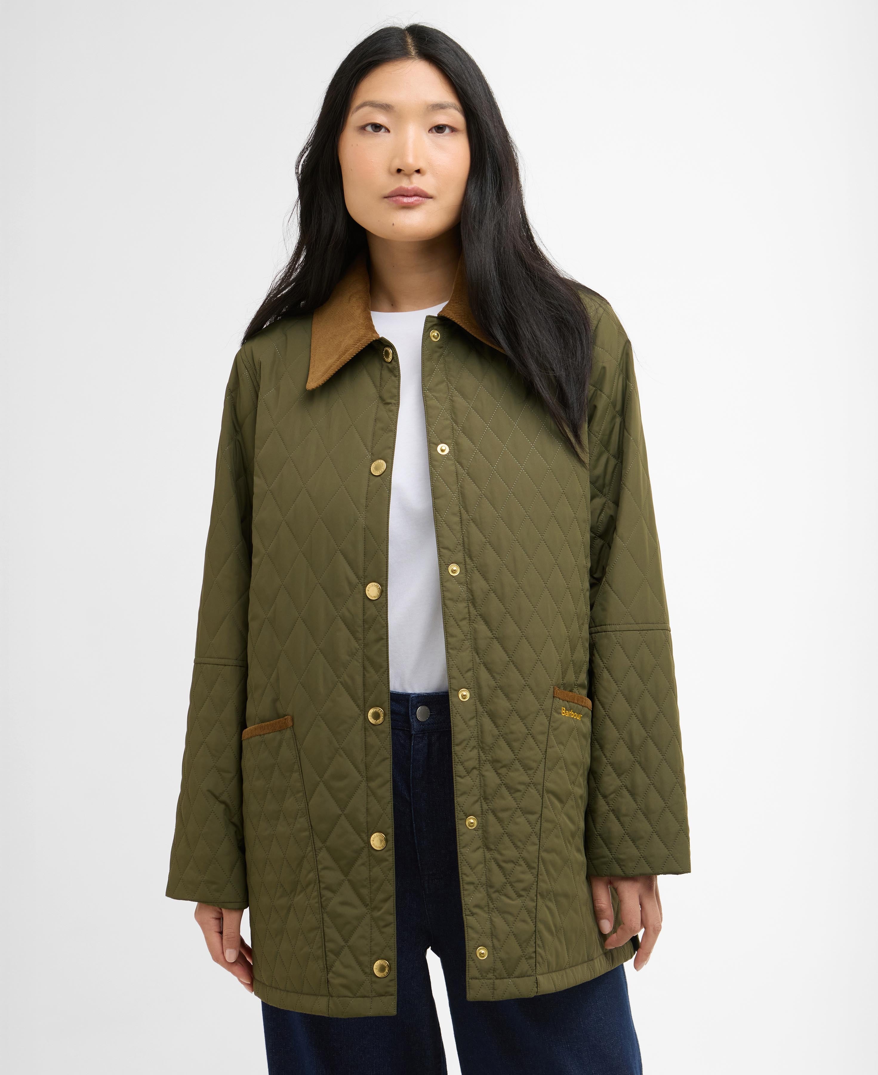 Goldmire Quilted Jacket - Ivy Green /Ancient