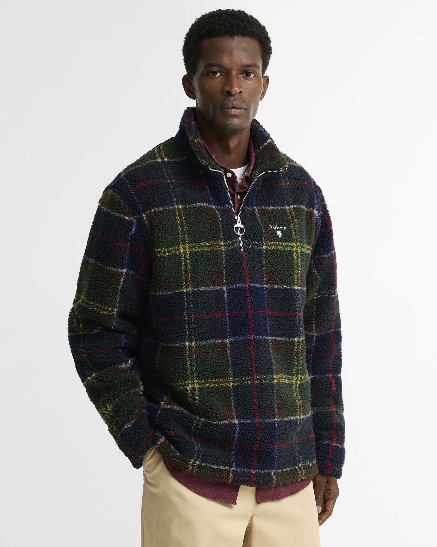 Tartan Half-Zip Fleece - Classic Tartan