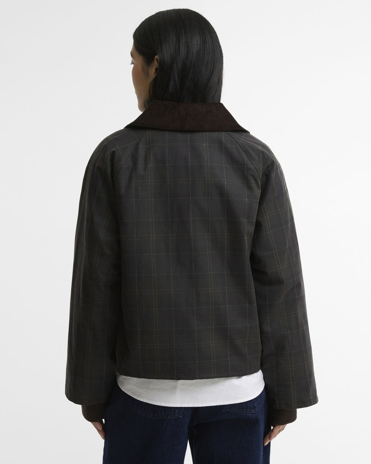 Arlene Checked Waxed Jacket - Classic/Shadow classic
