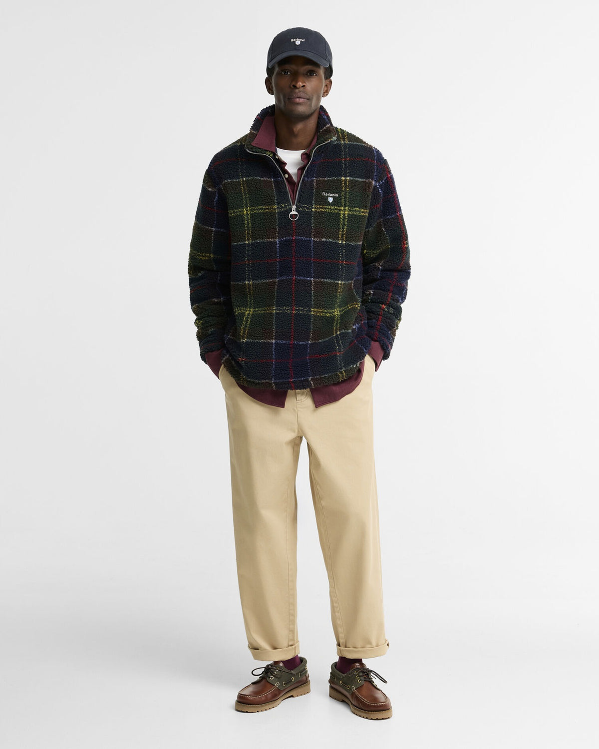 Tartan Half-Zip Fleece - Classic Tartan