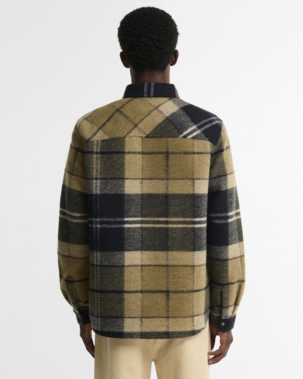 Woodlane Brushed Check Overshirt - Birchwood Dress Tartan
