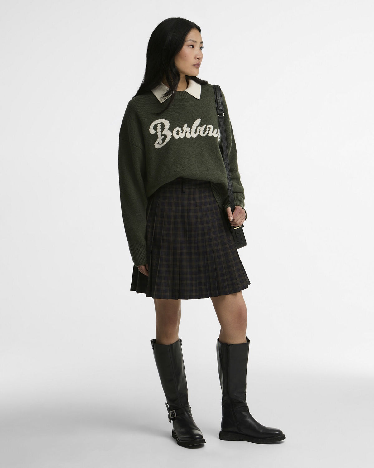 Ivybridge Crew Neck Jumper - Olive