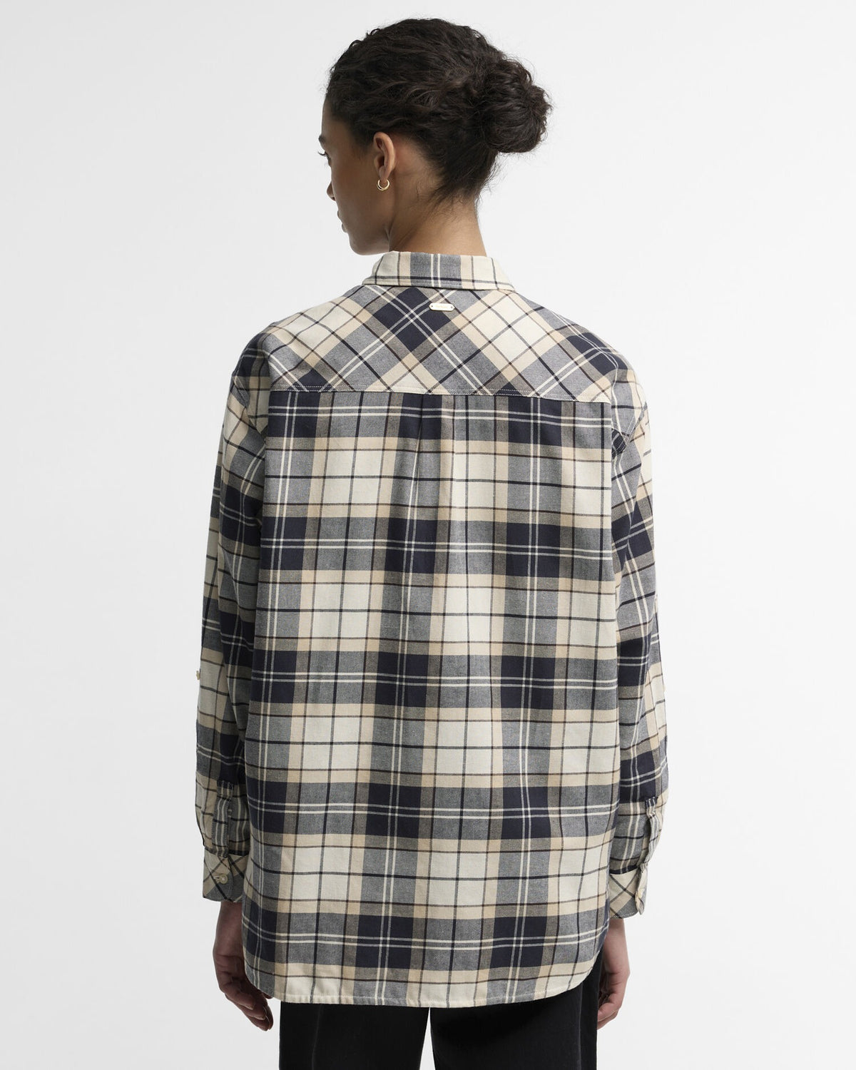 Elishaw Relaxed Long-Sleeved Shirt - Lt Birchwood Tartan